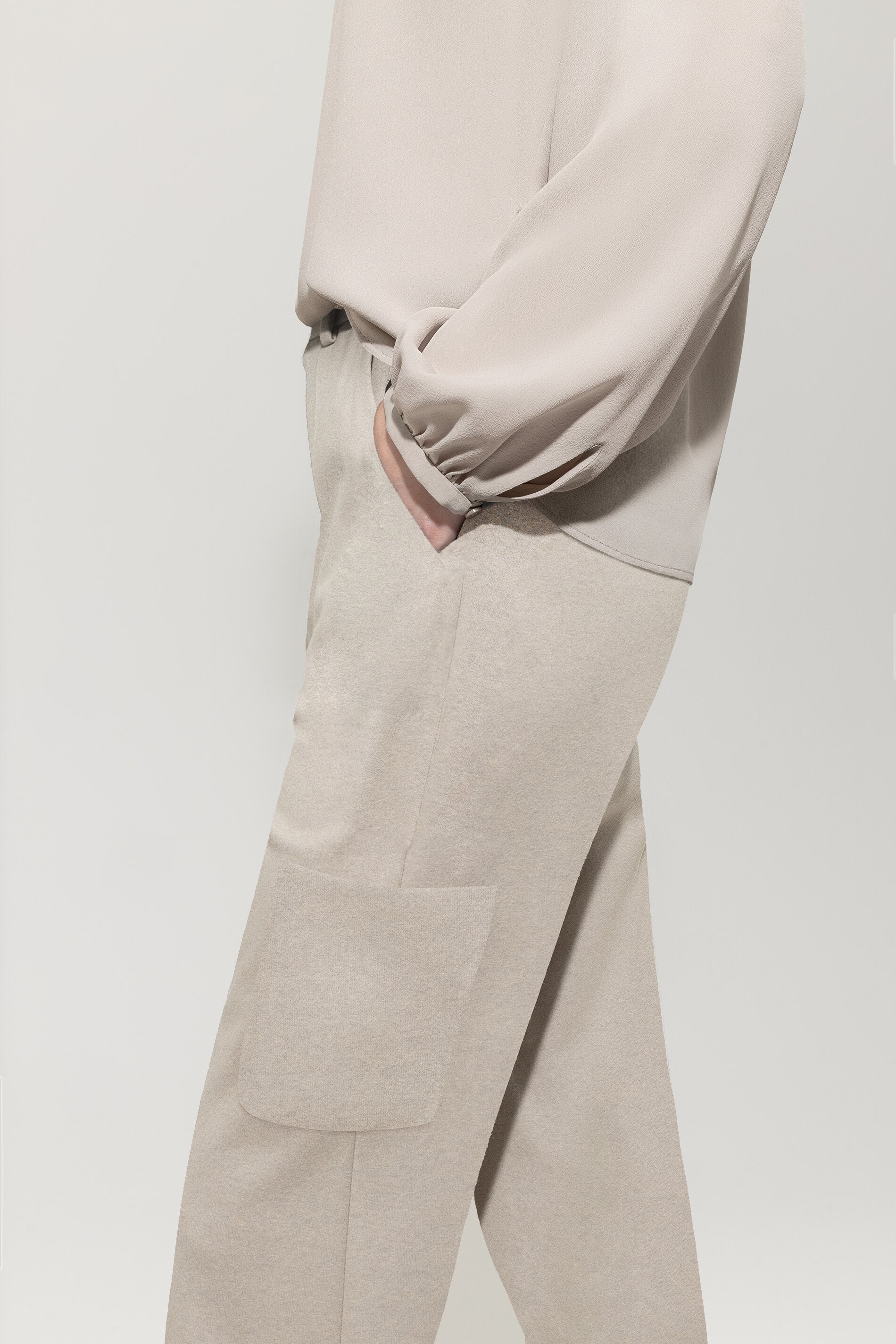 Tapered-Flanell-Joggpants