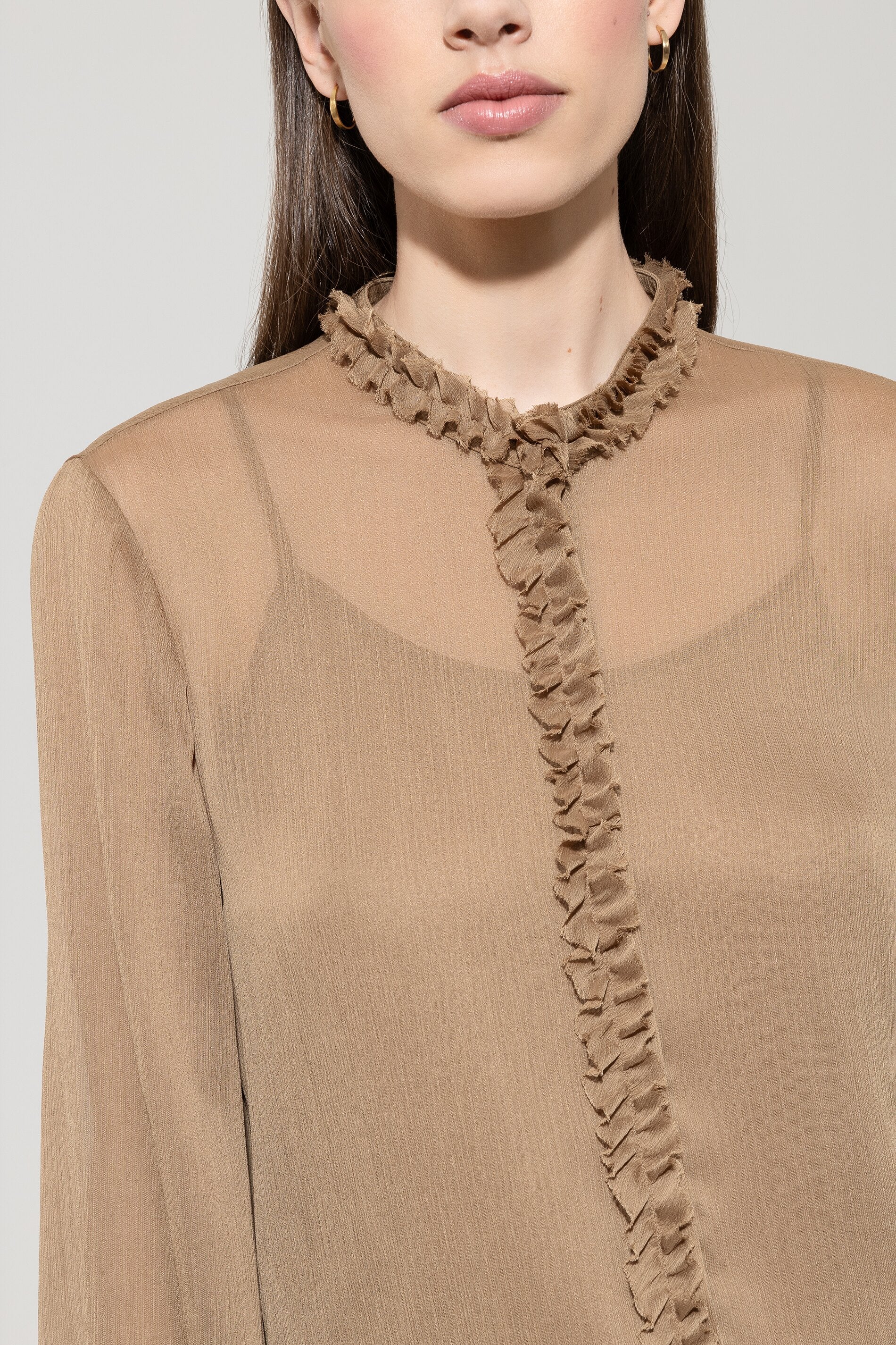Bluse mit Rüschen-Details
