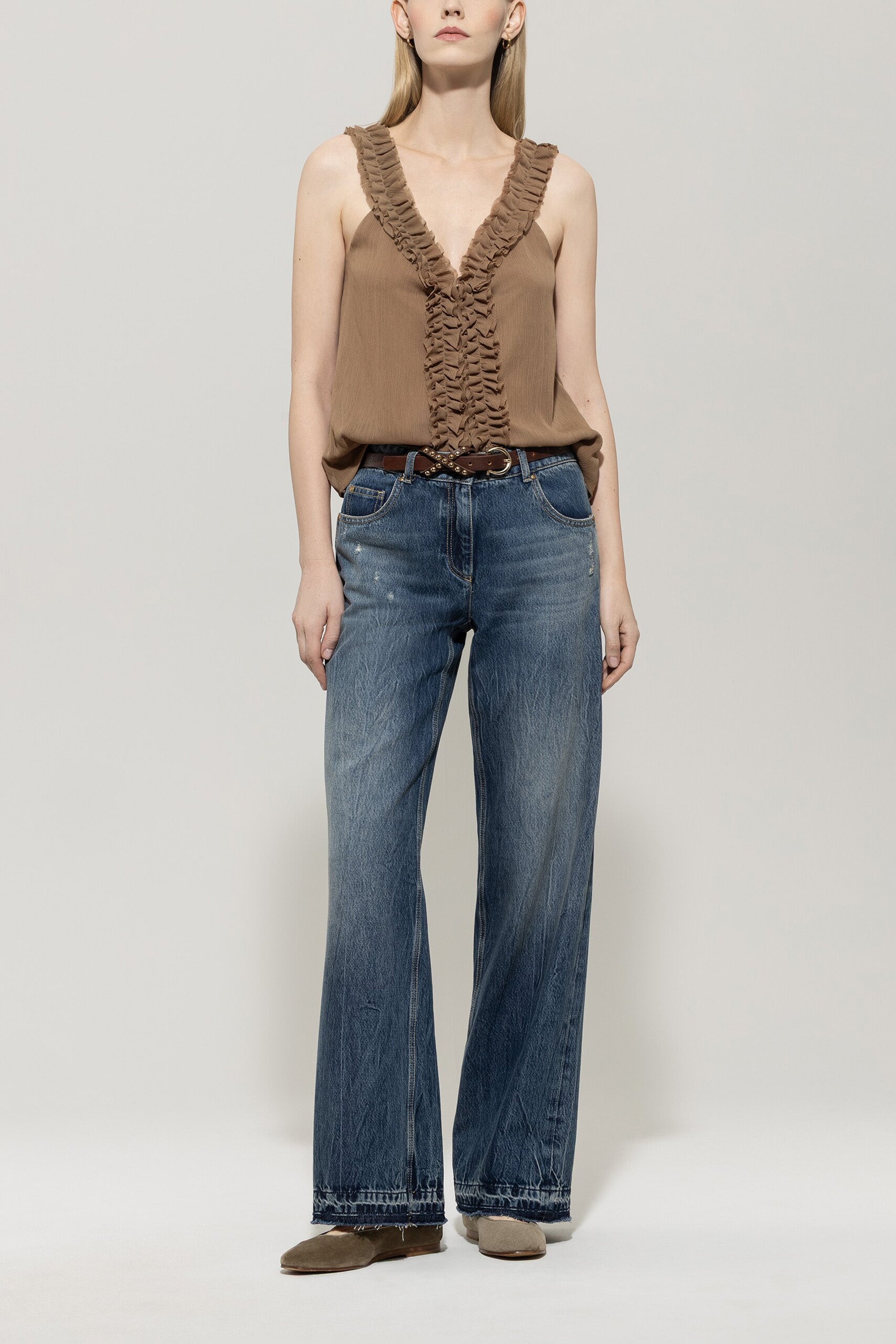 Rüschen-Camisole-Top