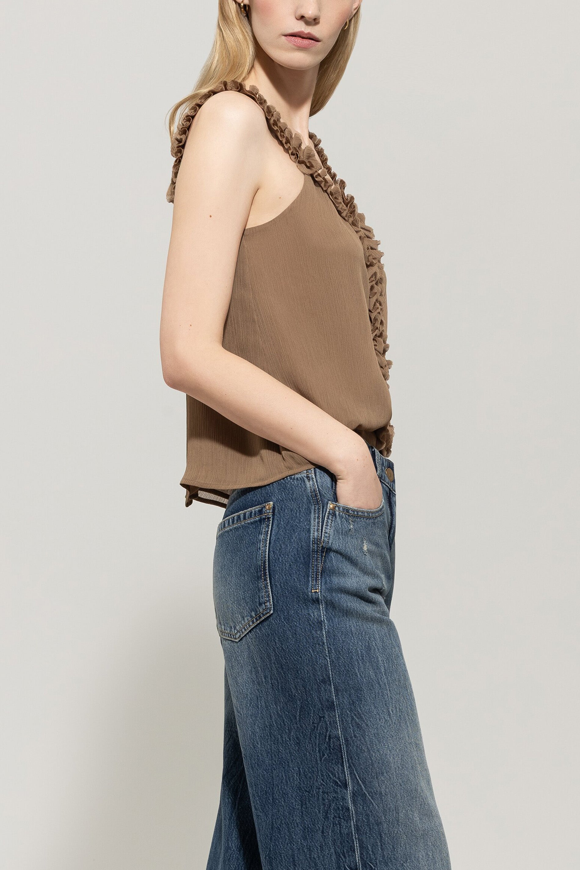 Rüschen-Camisole-Top