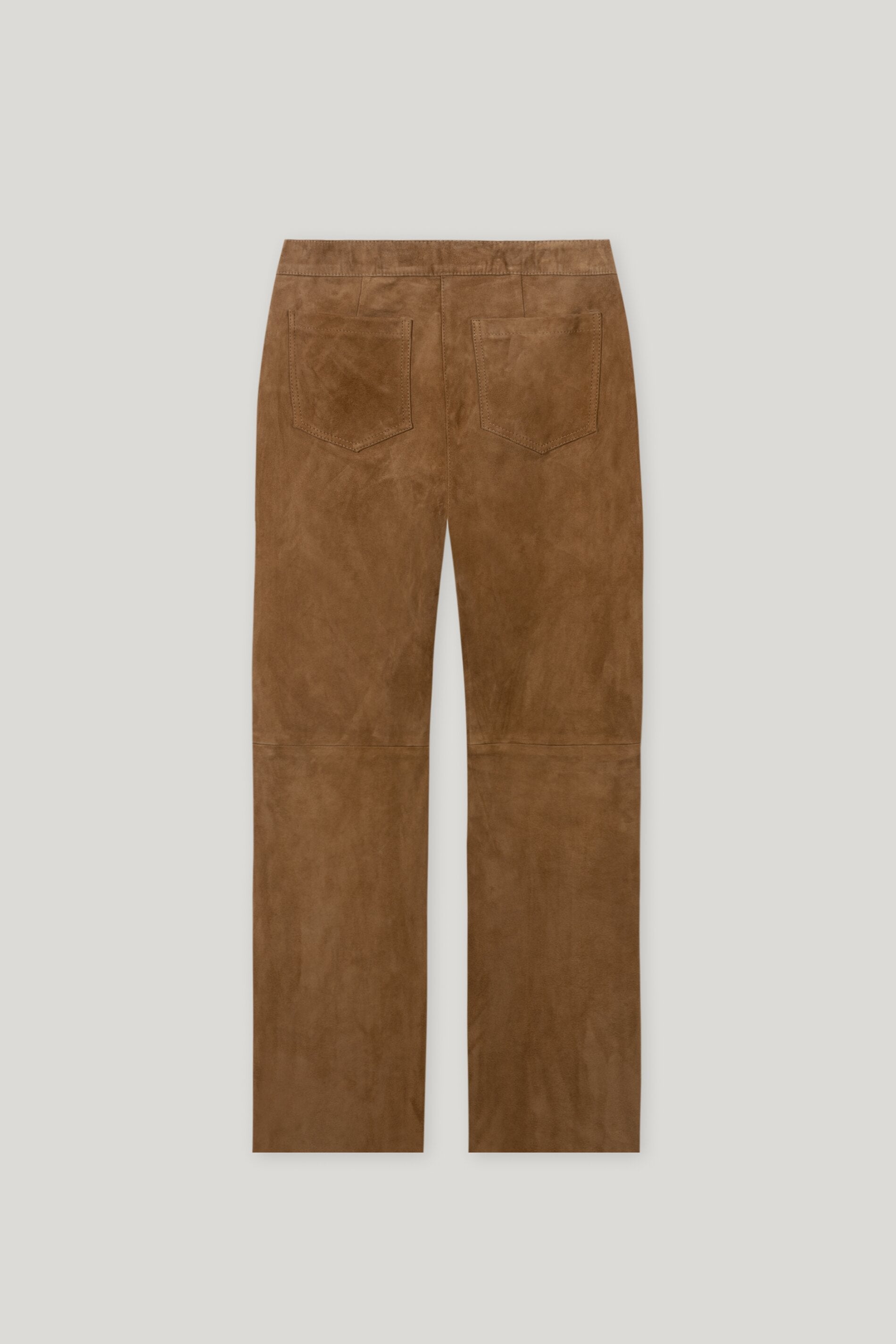Veloursleder-Babyflare-Pants