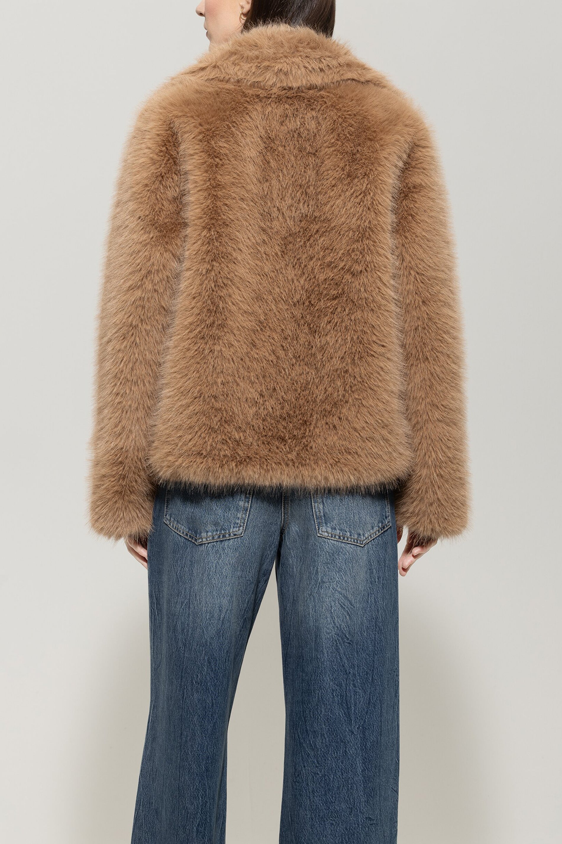 Jacke in Fell-Optik