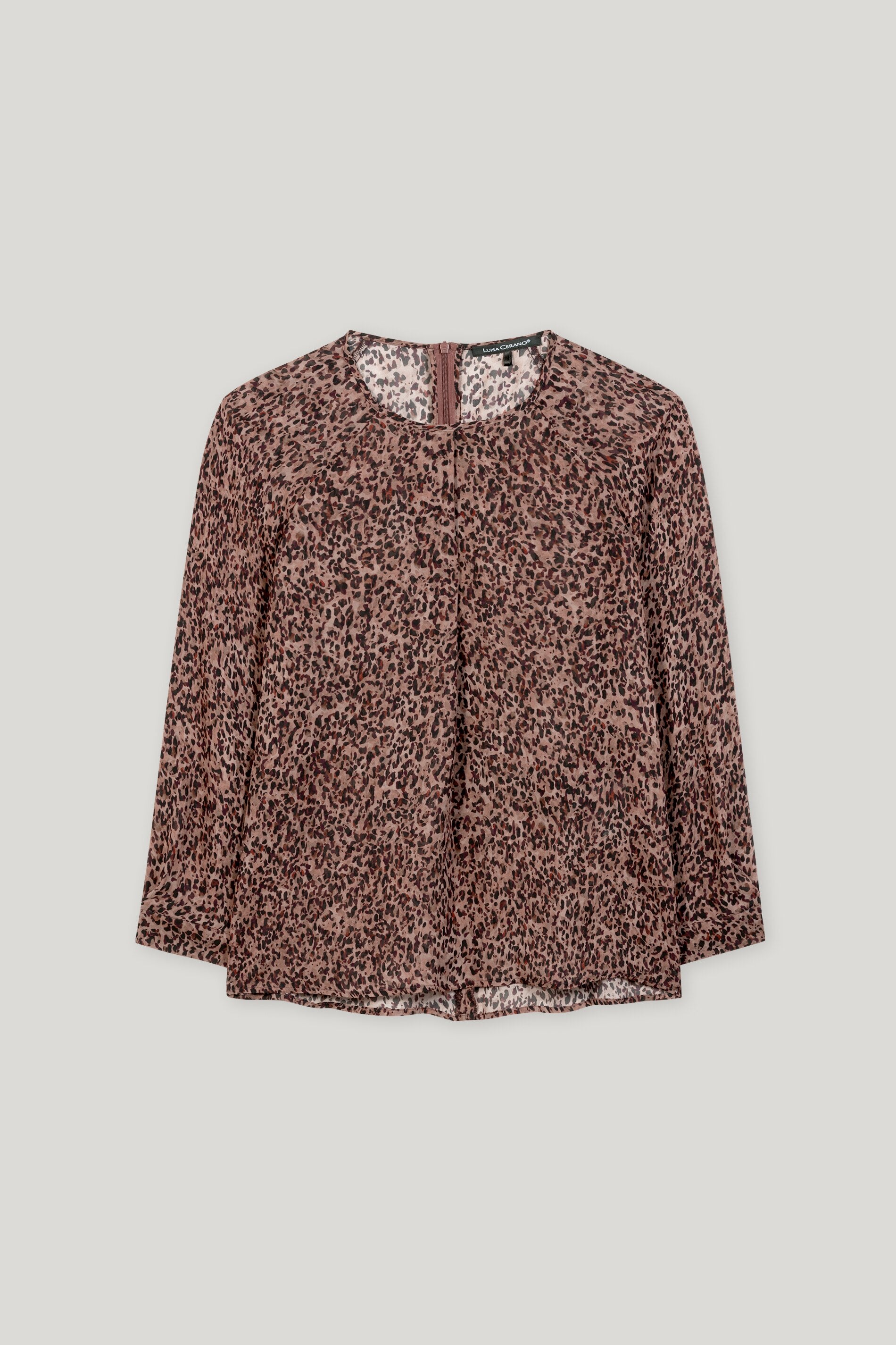 Bluse mit Animal-Print
