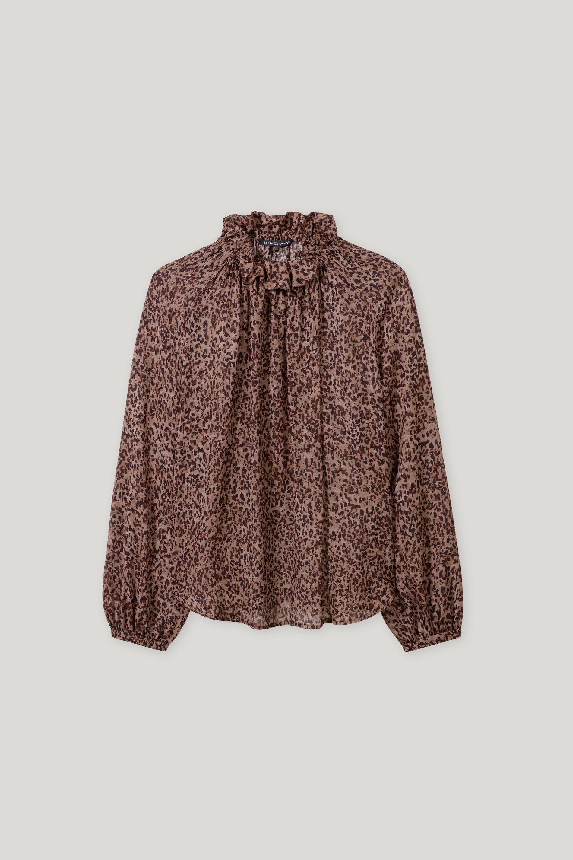 Bluse mit Animal-Print