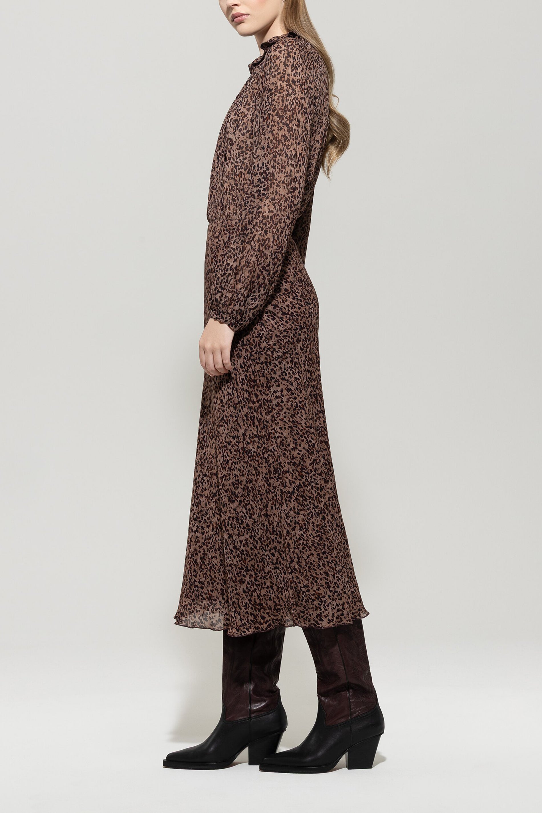 Bluse mit Animal-Print