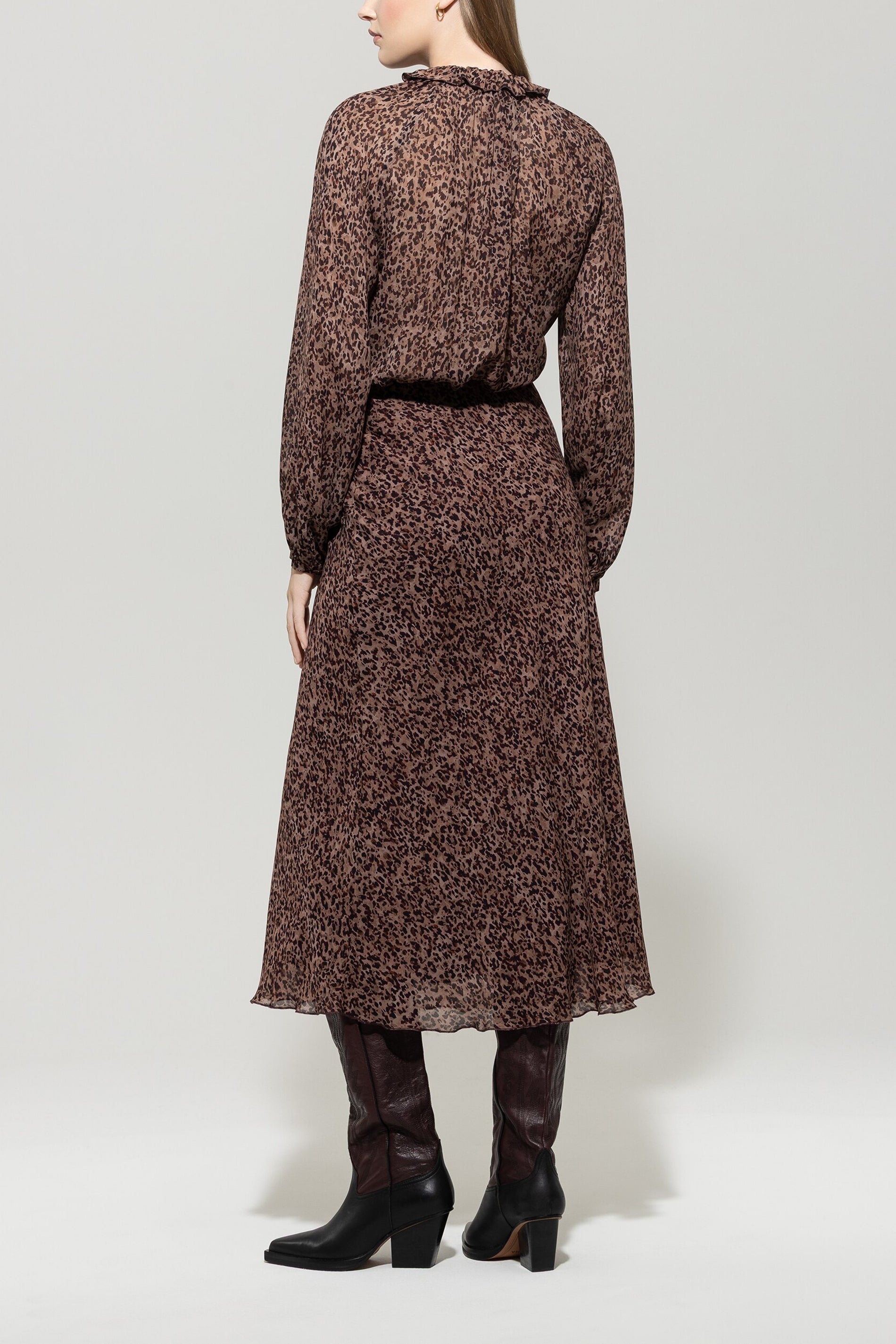 Bluse mit Animal-Print