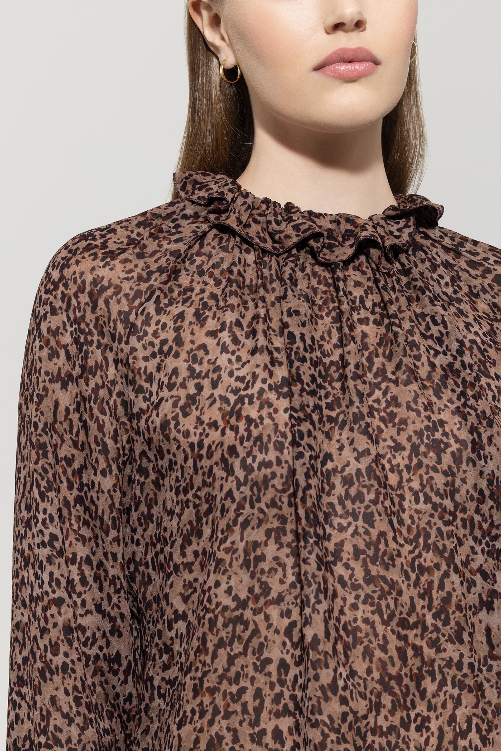 Bluse mit Animal-Print
