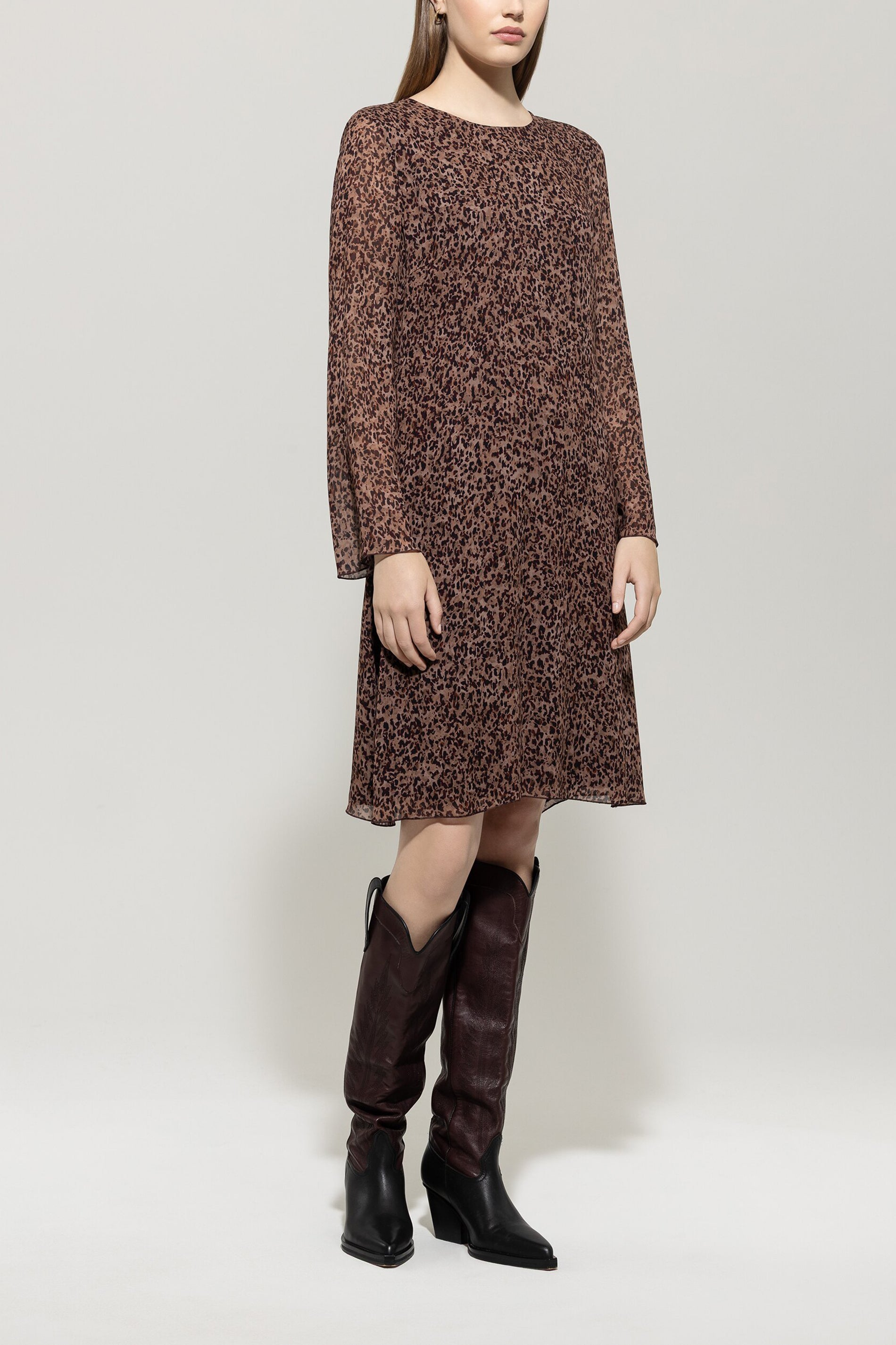 Kleid mit Baby-Animal-Print