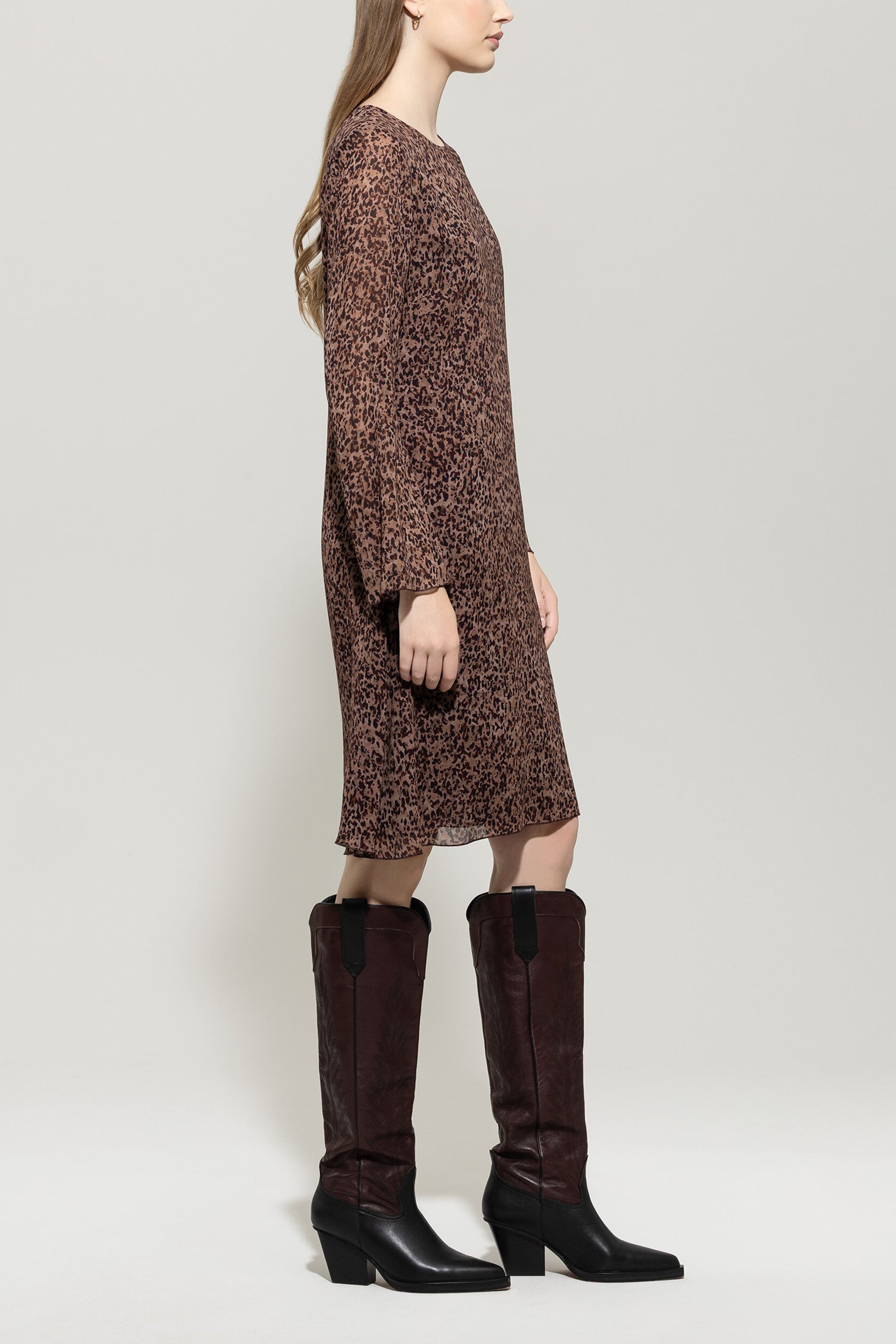 Kleid mit Baby-Animal-Print