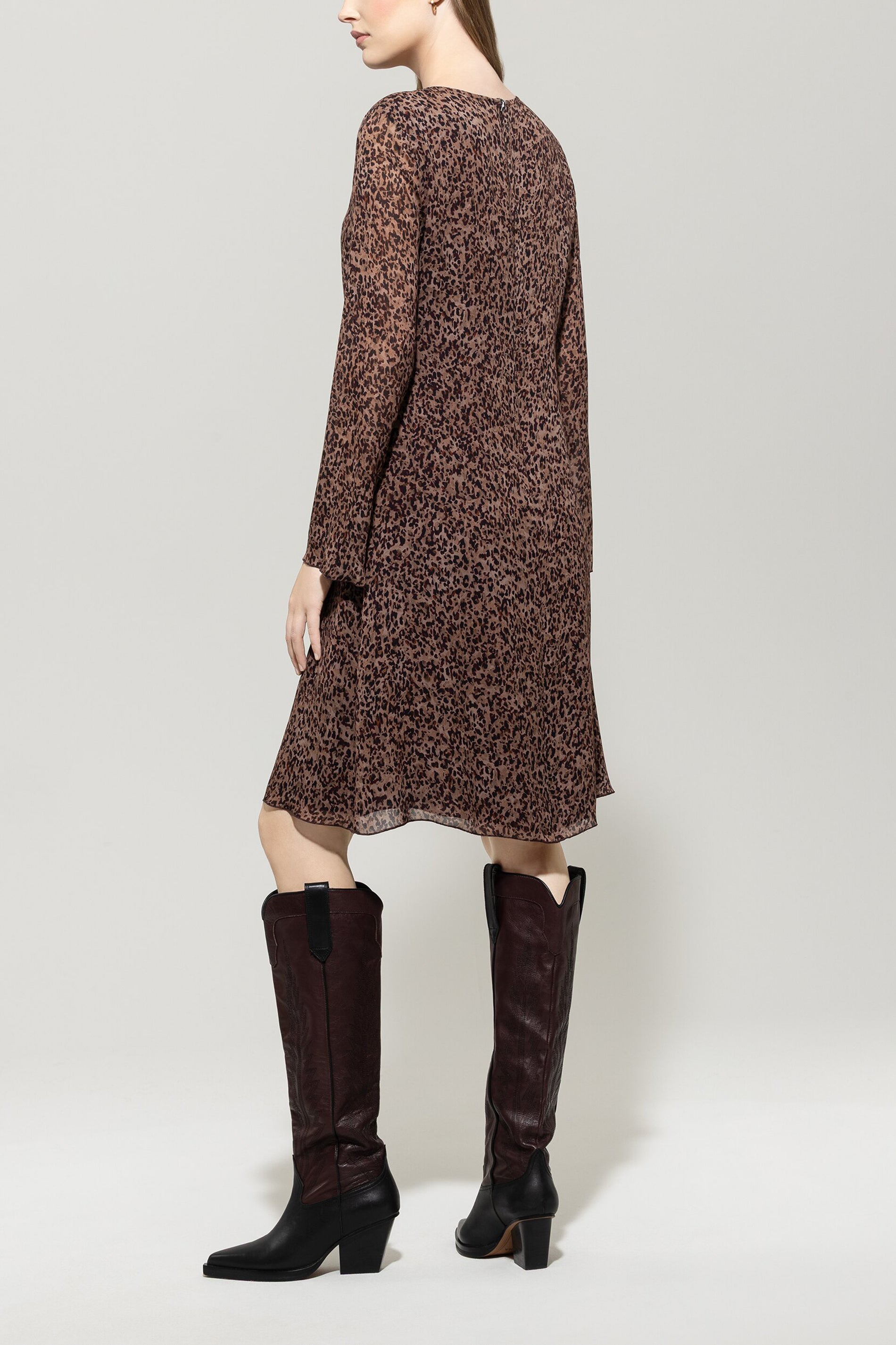 Kleid mit Baby-Animal-Print