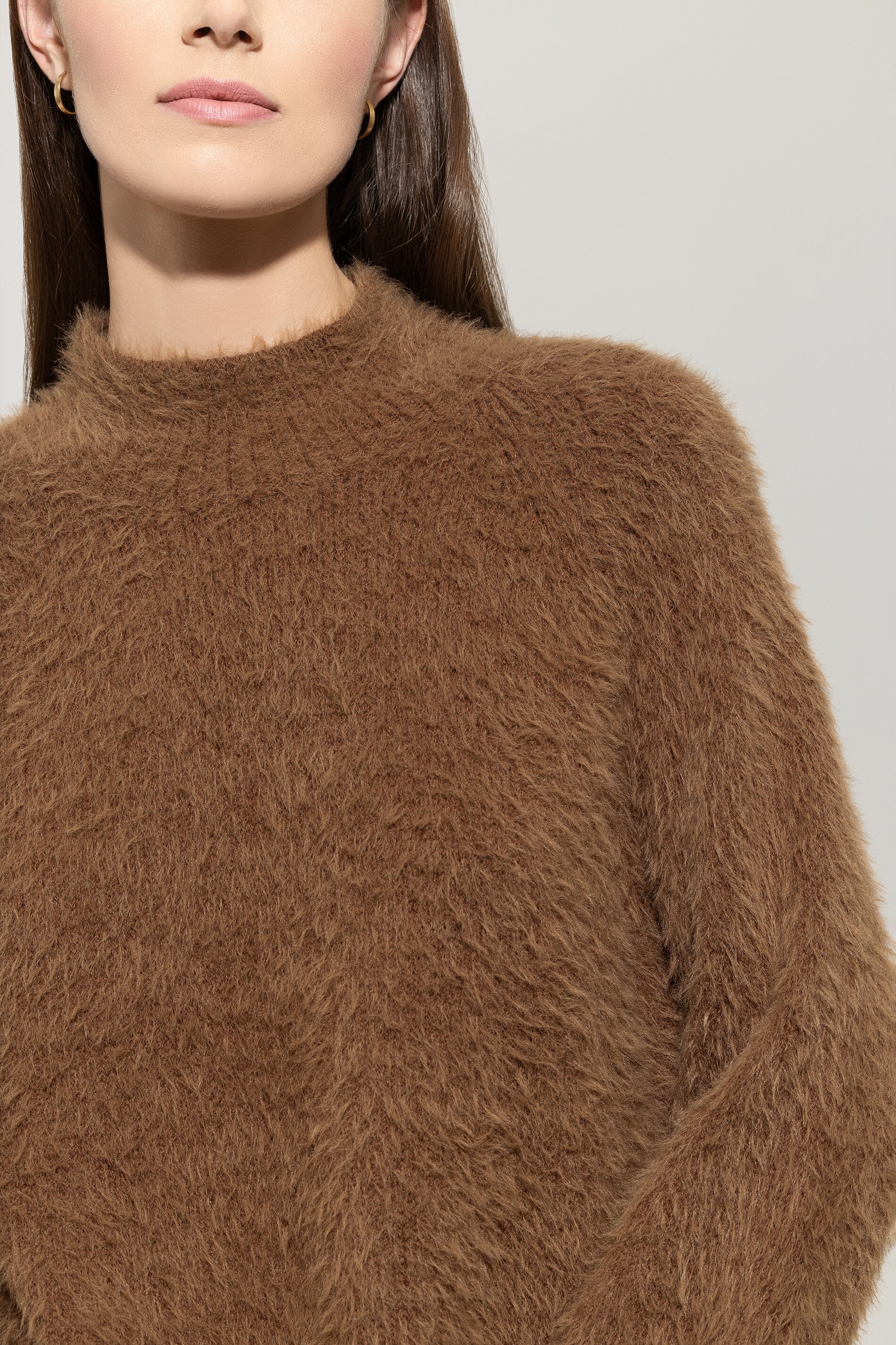 Pullover in Fell-Optik