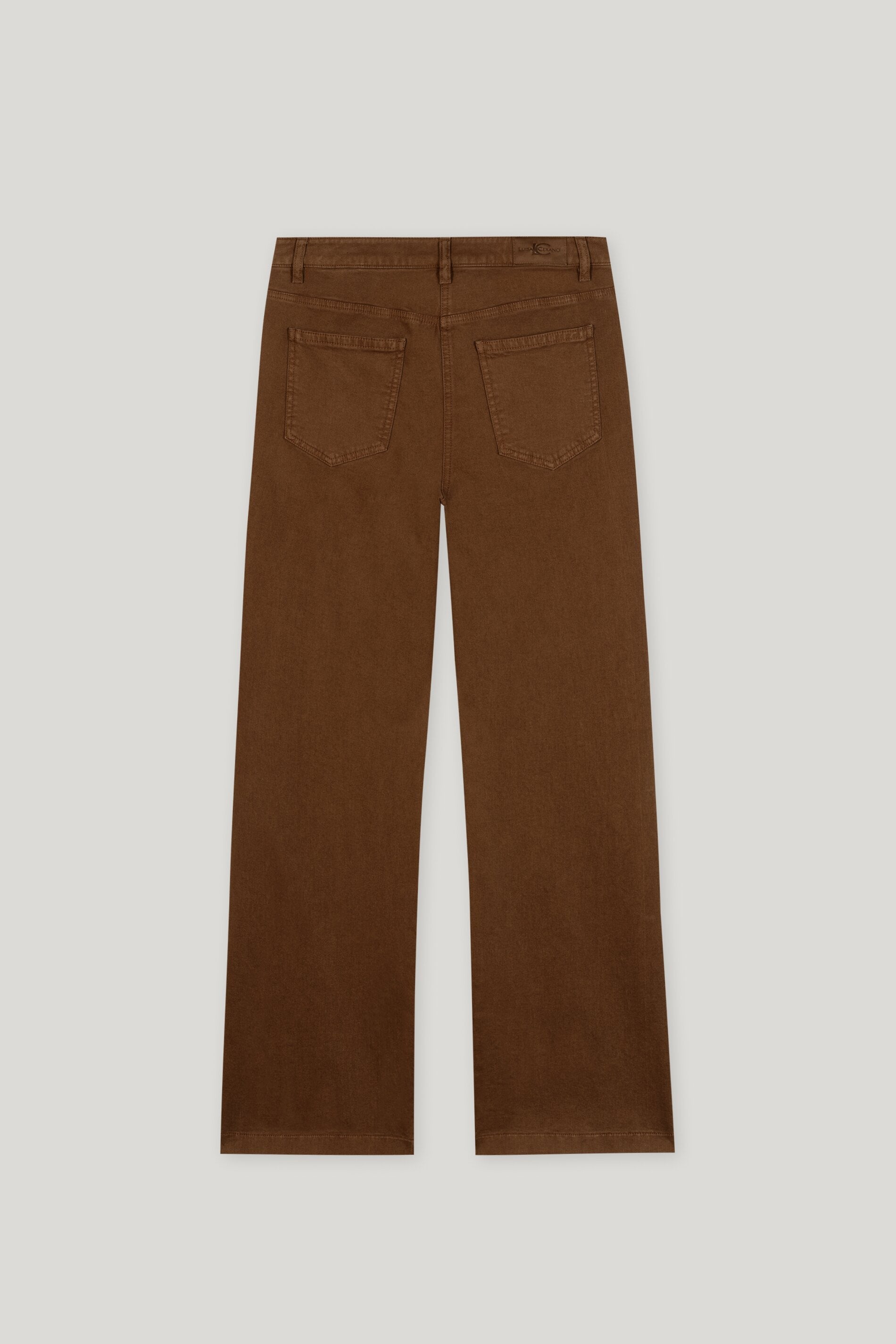 Flared-Twill-Denim