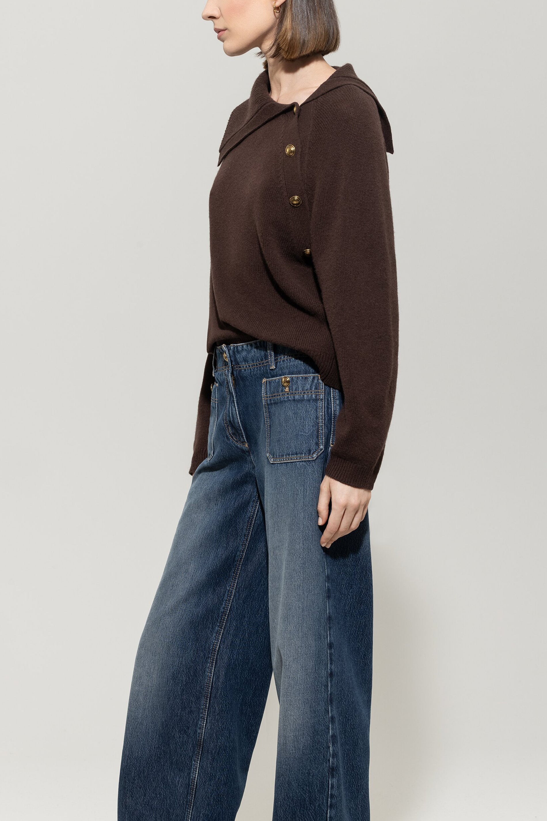 Pullover mit Knopfdetails