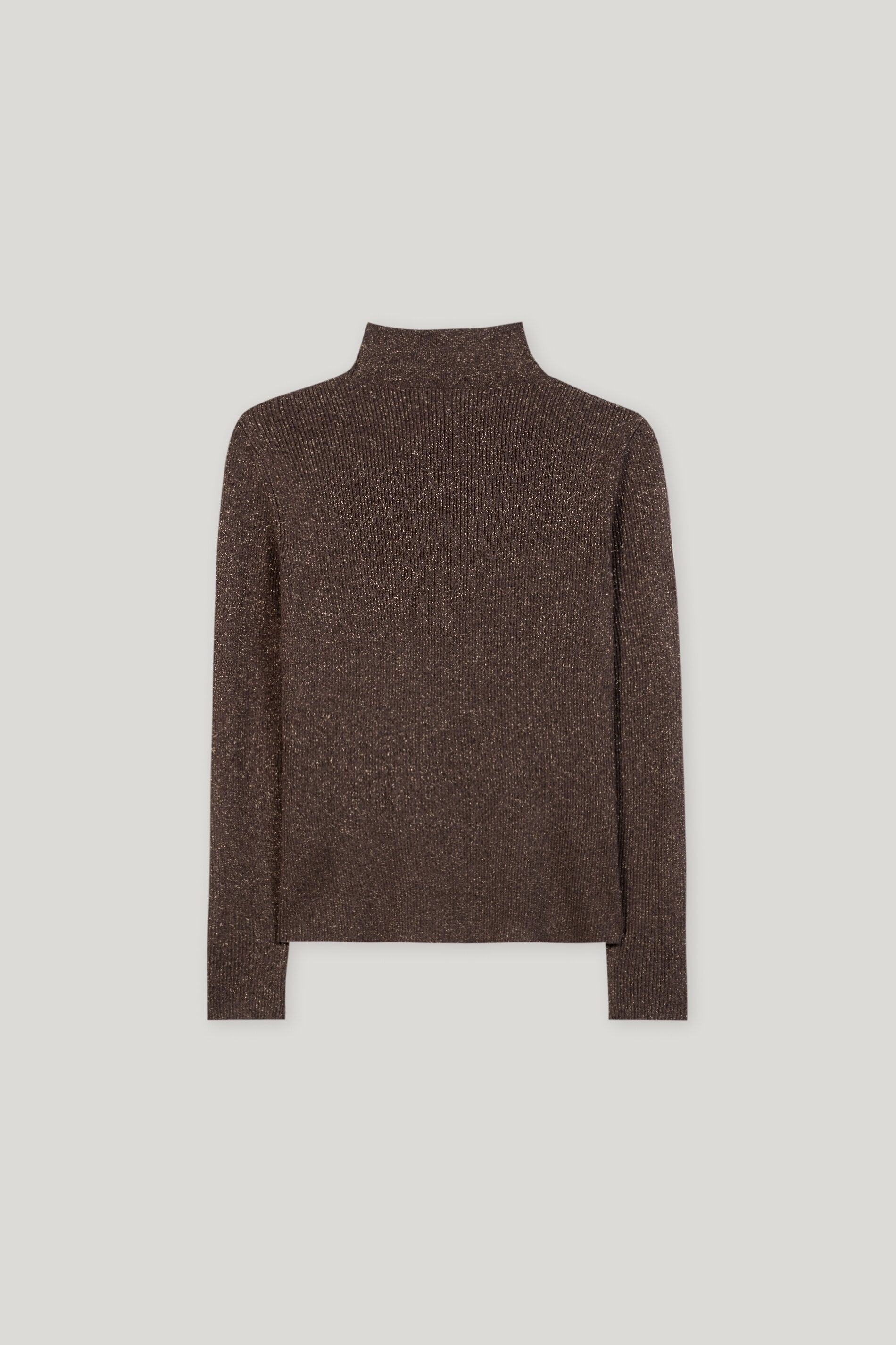 Rollkragen-Pulli aus Woll-Mix
