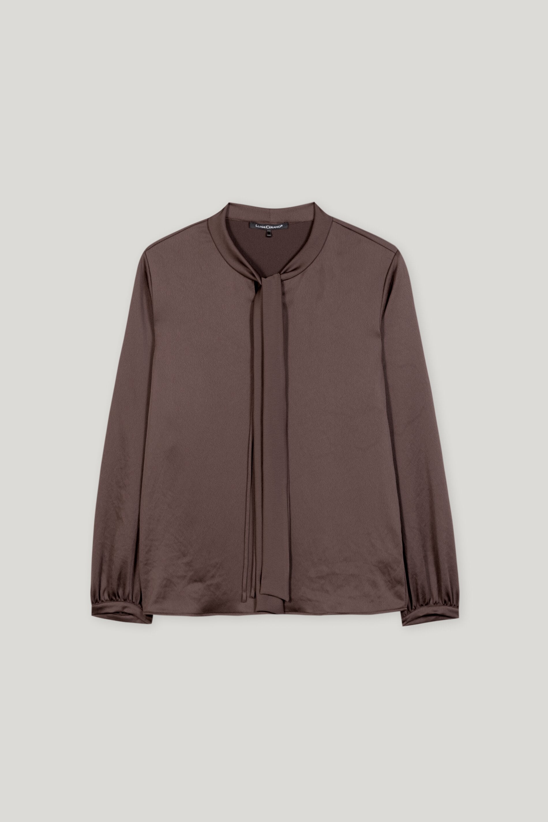 Bluse mit Schluppendetails