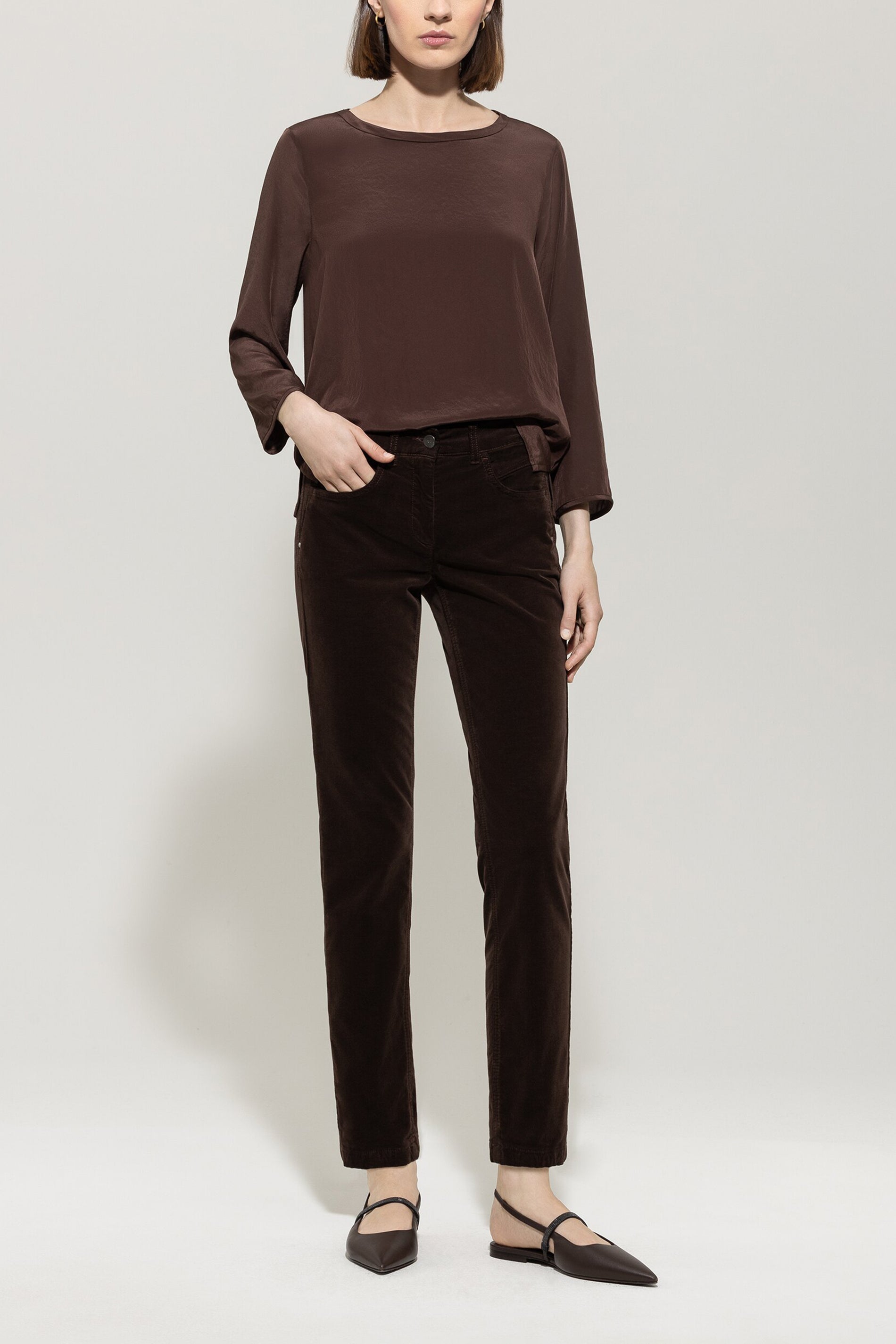 Skinny-Velvet-Pants