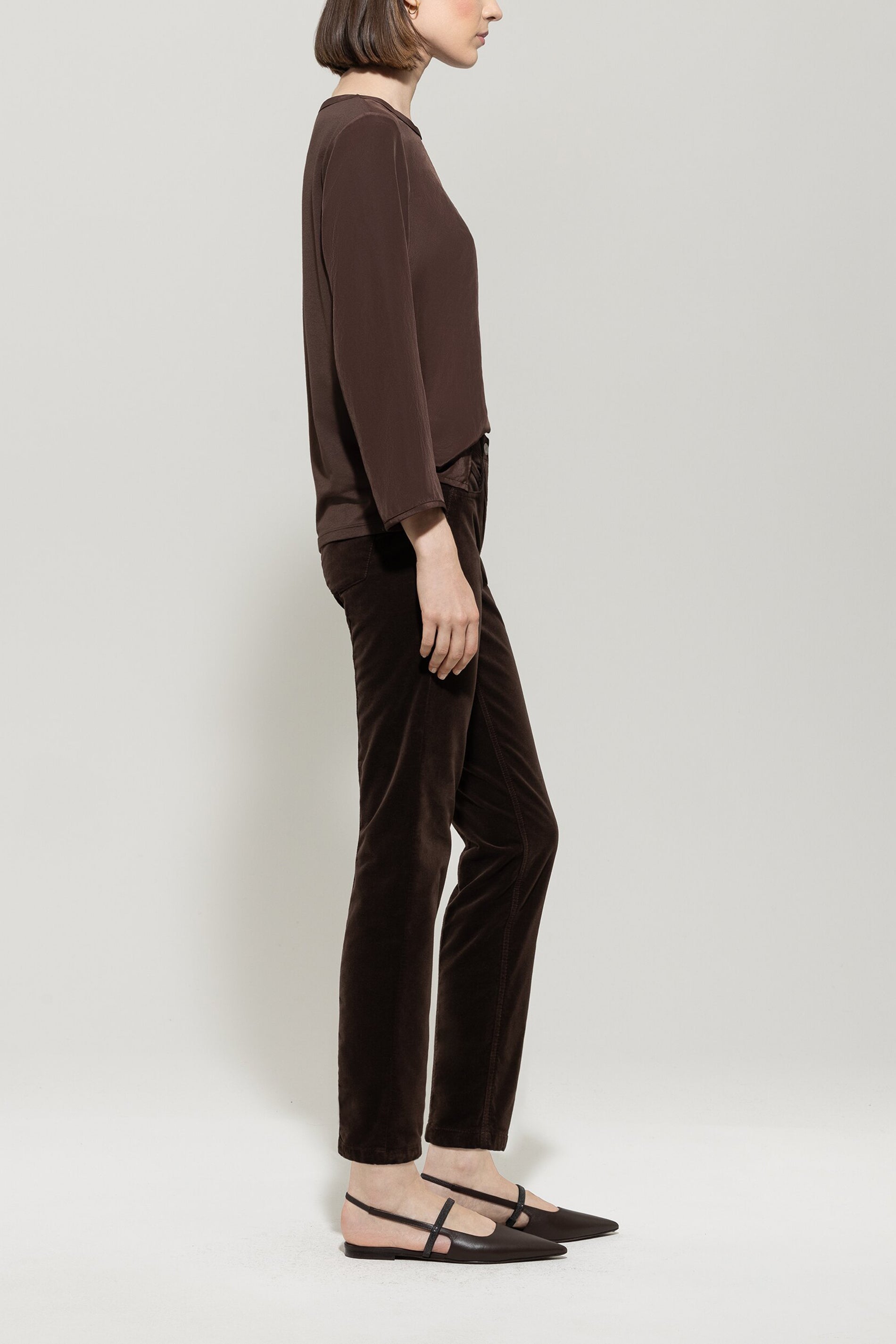 Skinny-Velvet-Pants
