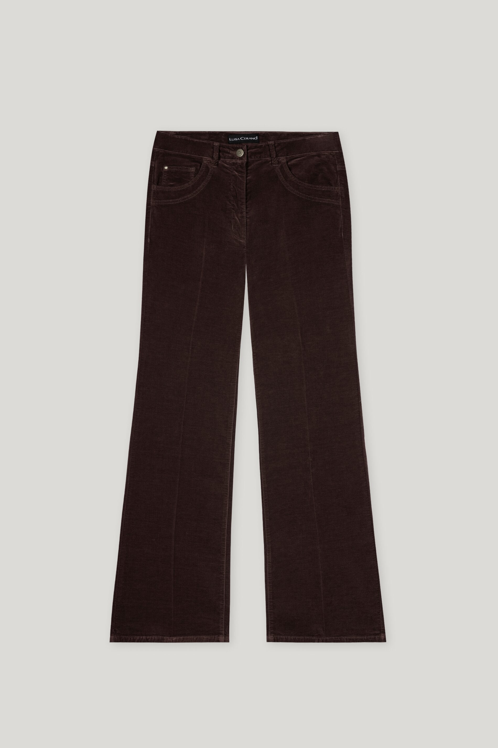Bootcut-Samt-Pants