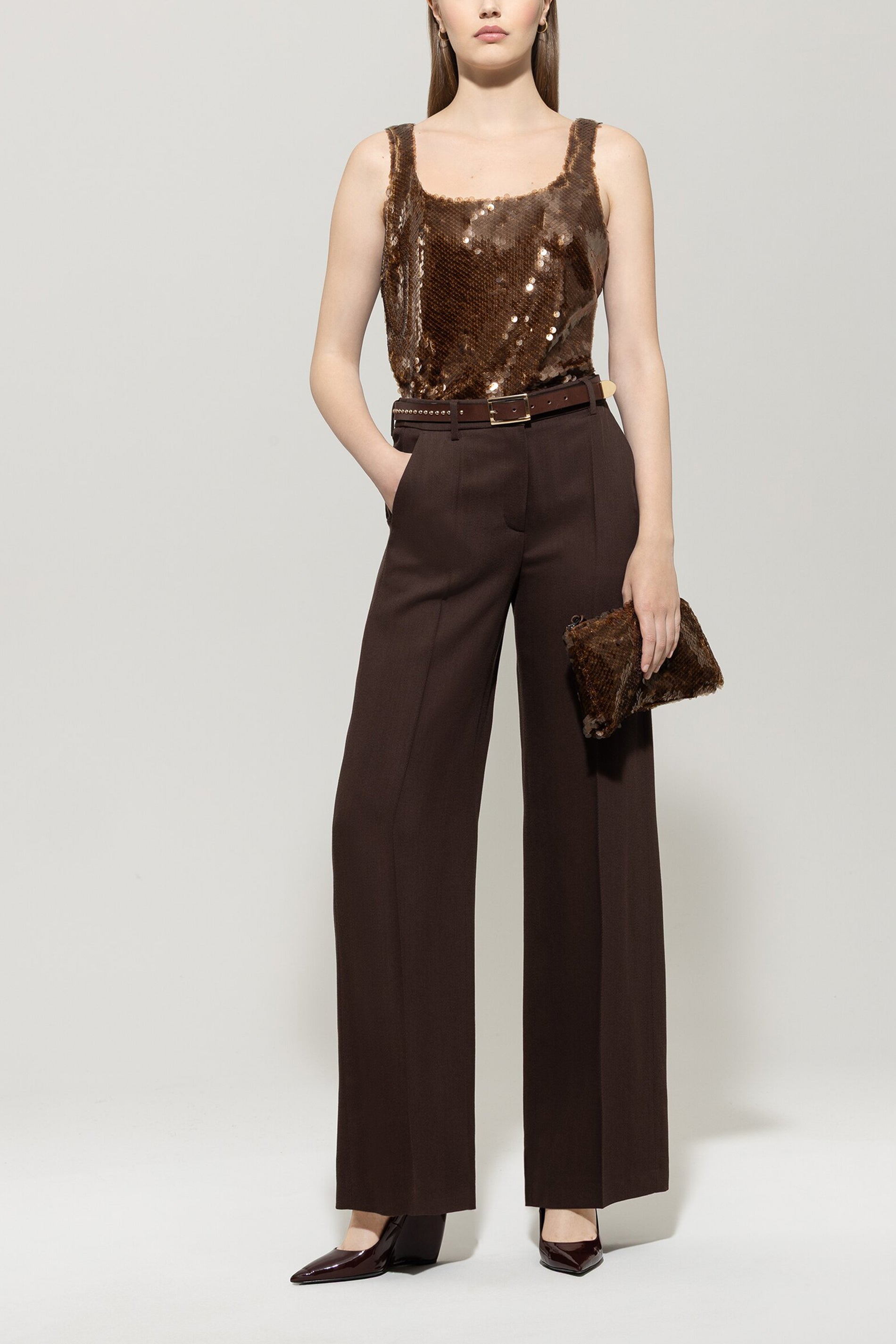 Gabardine-Wideleg-Pants