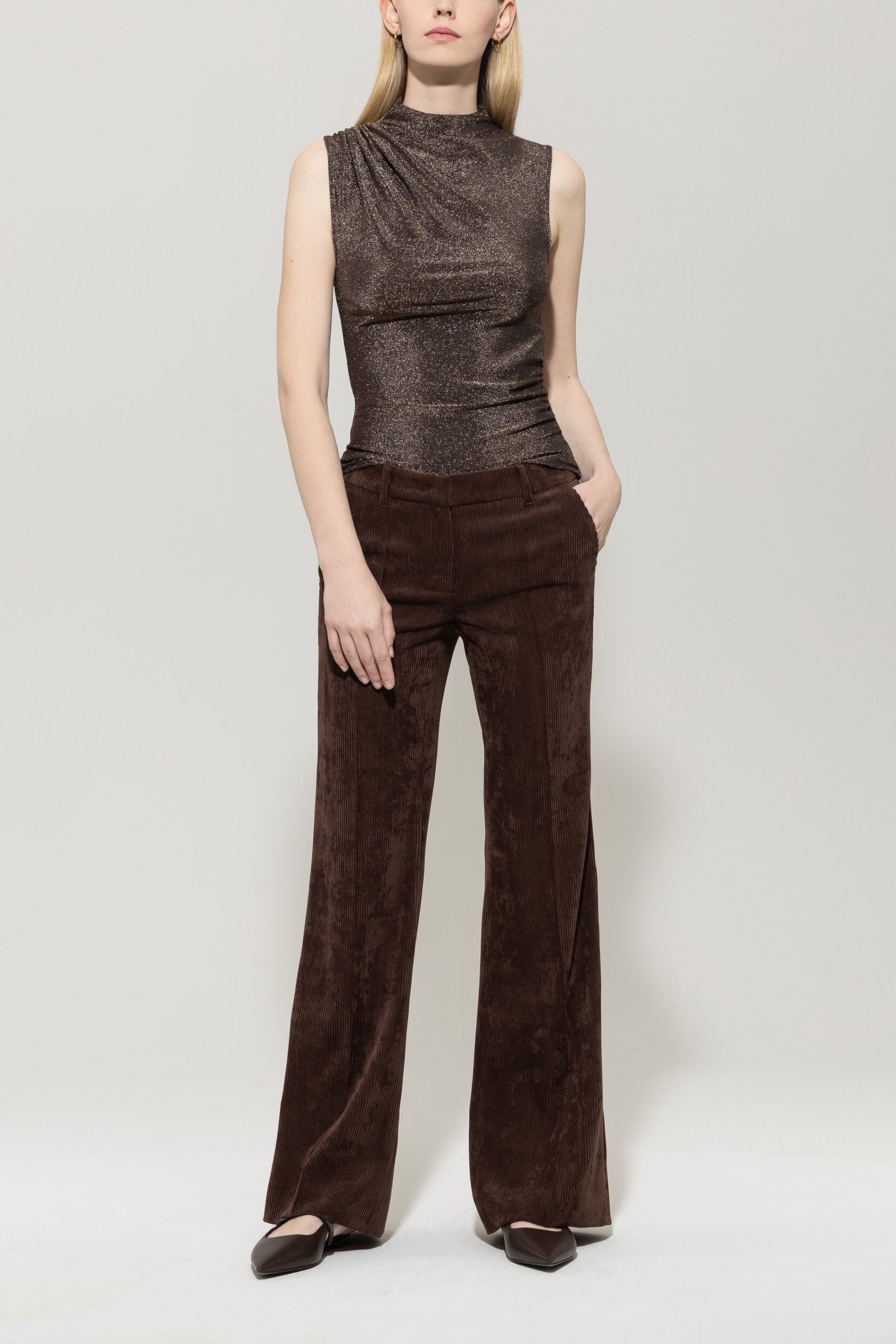 Flared-Cord-Pants