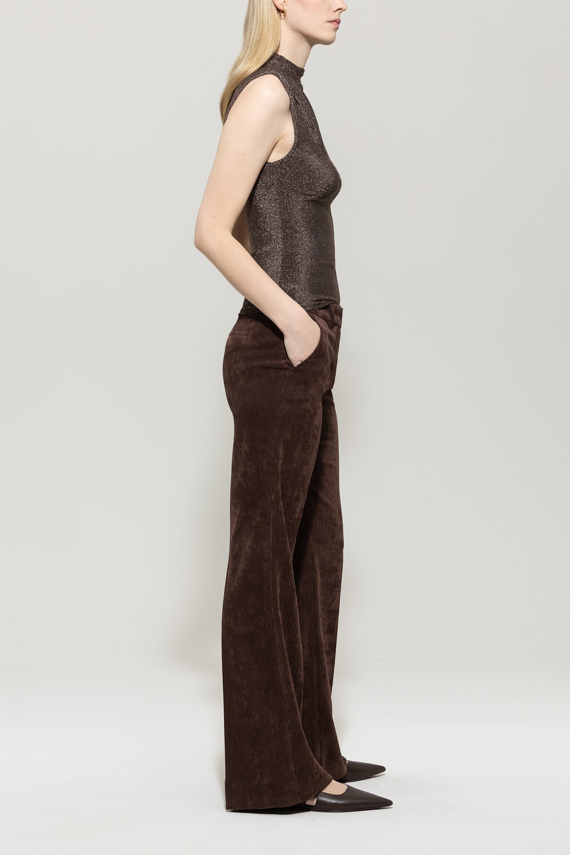Flared-Cord-Pants