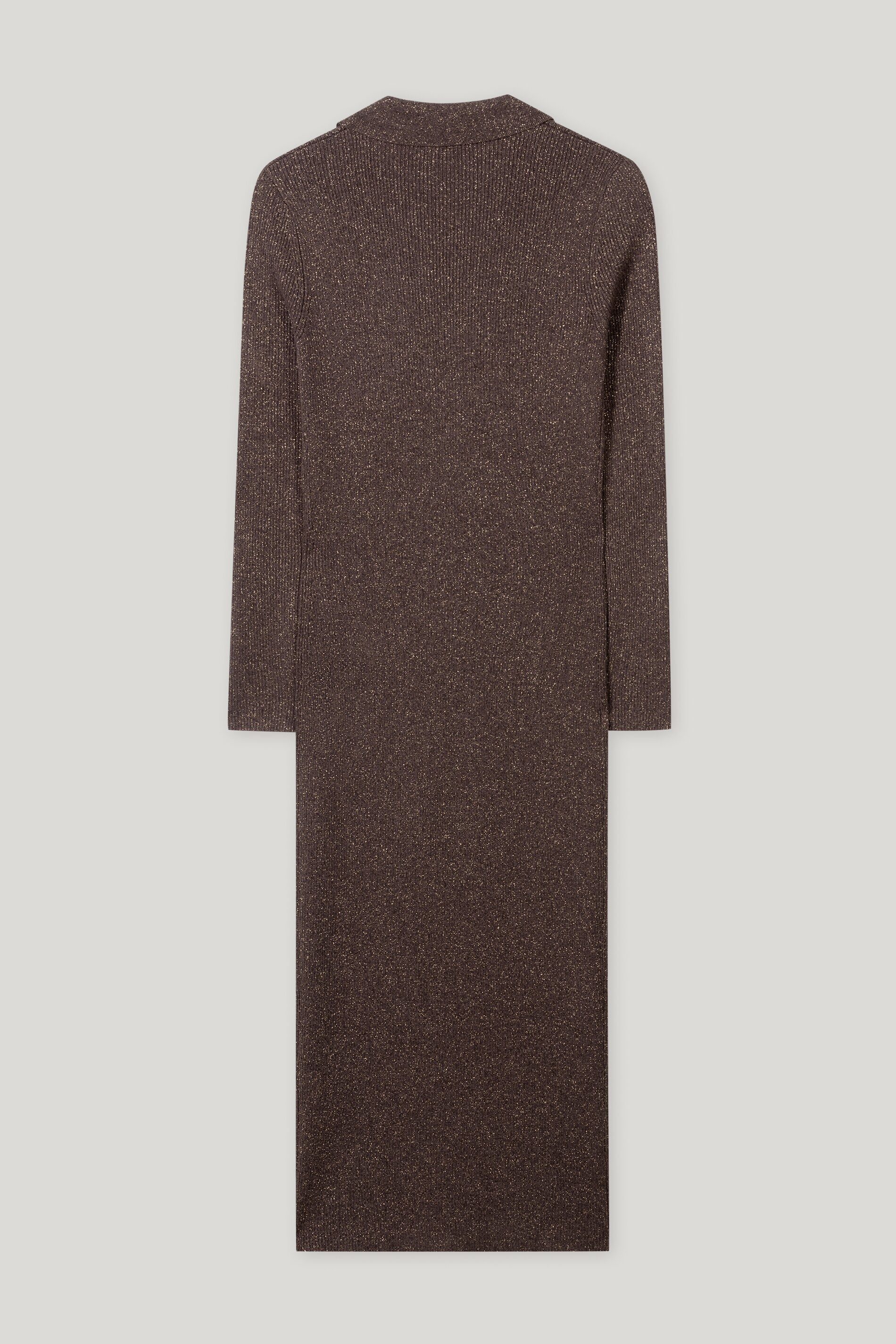 Langarm-Kleid aus Woll-Mix
