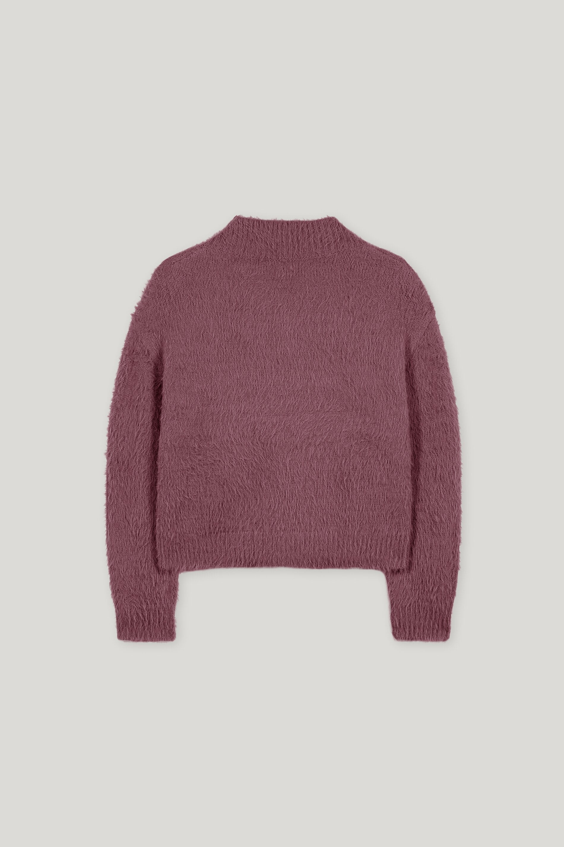 V-Pullover aus Woll-Mix