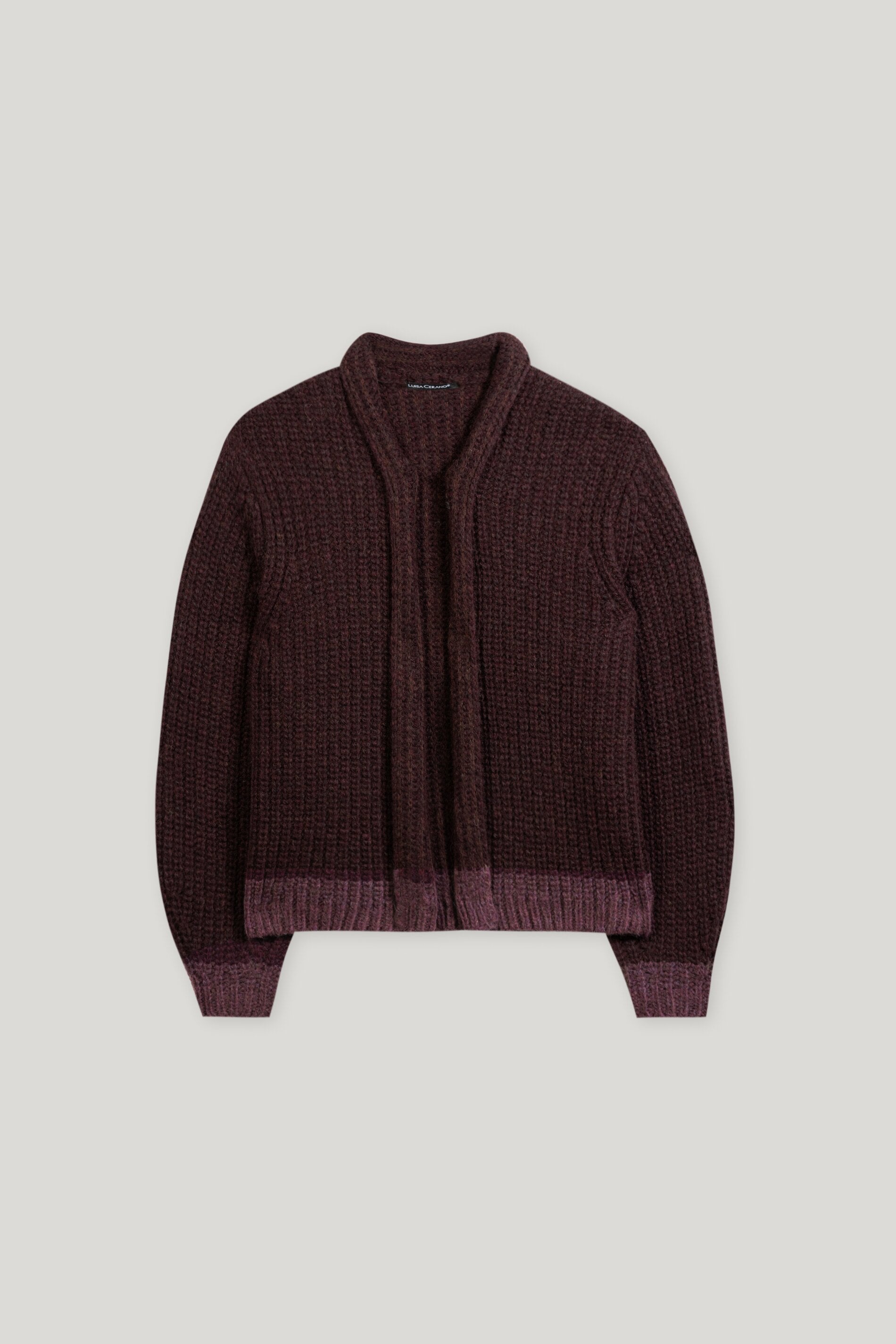 Cardigan mit Colour-Block