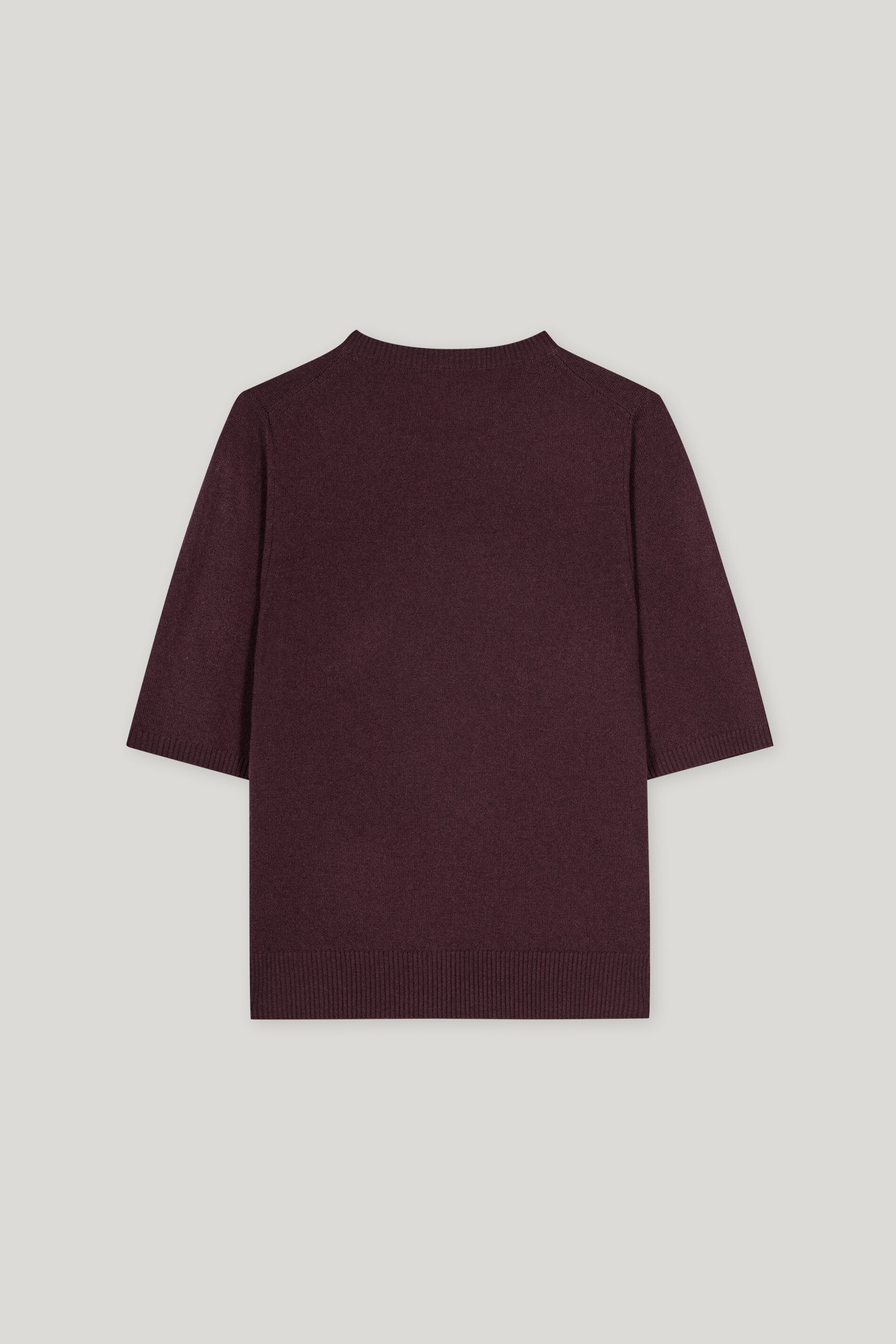 Kurzarm-Pulli aus Kaschmir-Mix