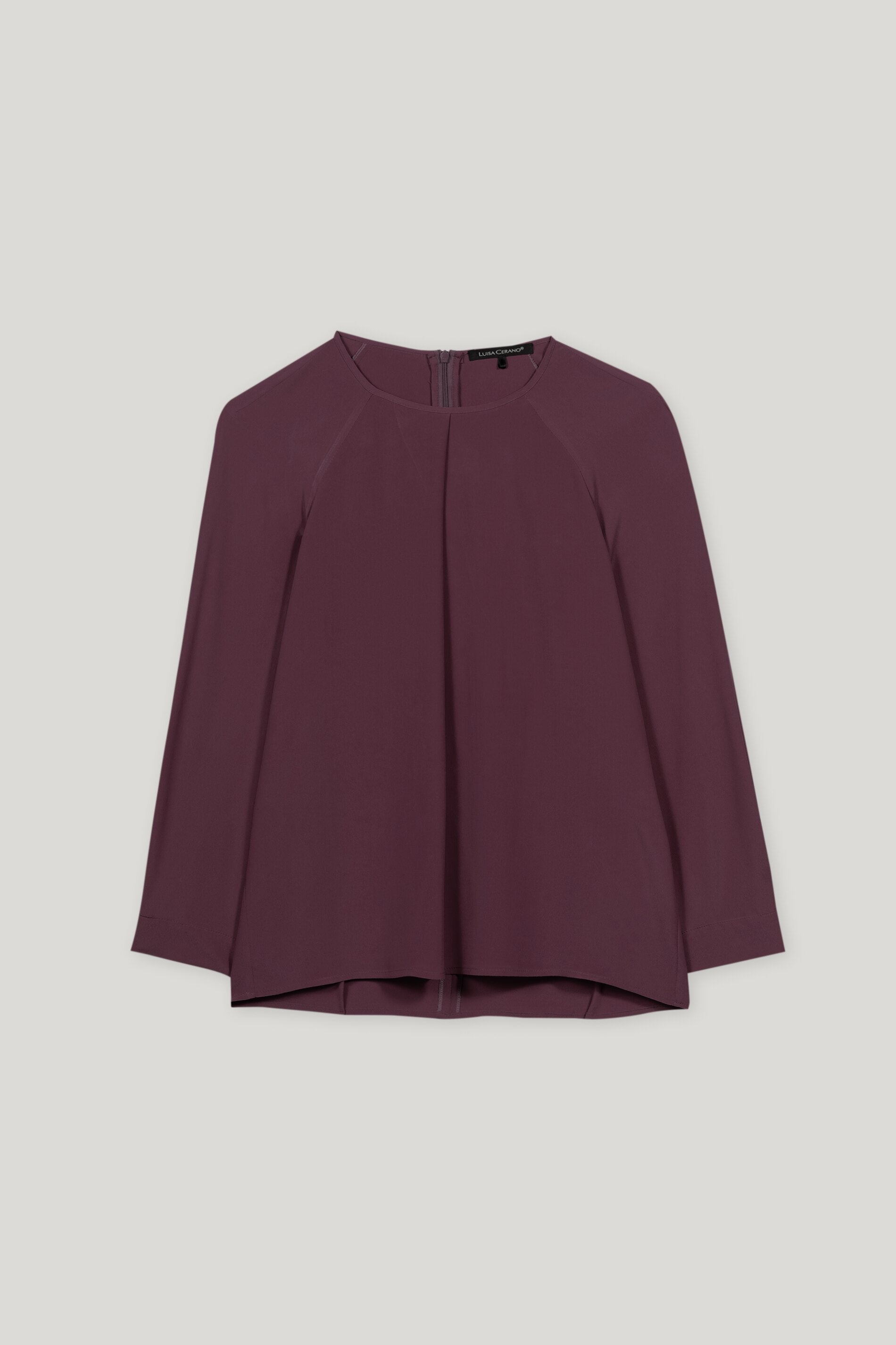 Blusenshirt aus Seiden-Mix