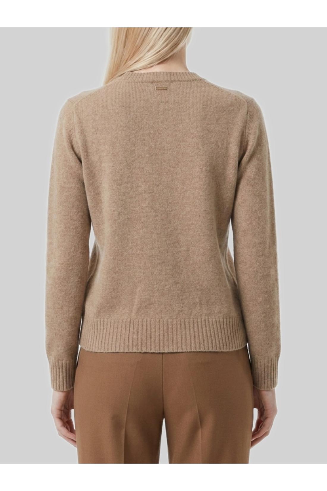 Max Mara-OUTLET-SALE-Lume sweater in dark grey cashmere-ARCHIVIST