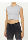 ALEXANDER WANG-OUTLET-SALE-Lurex crop top-ARCHIVIST