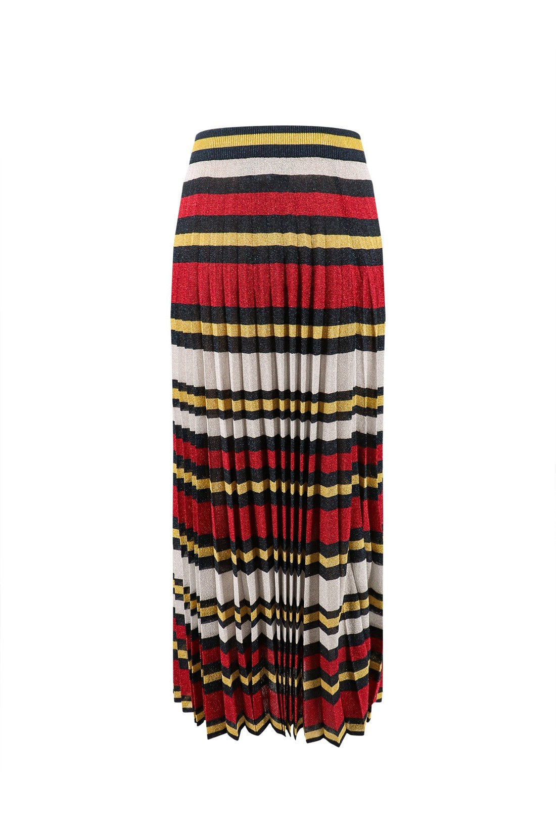 GUCCI-OUTLET-SALE-Lurex skirt with striped motif-ARCHIVIST