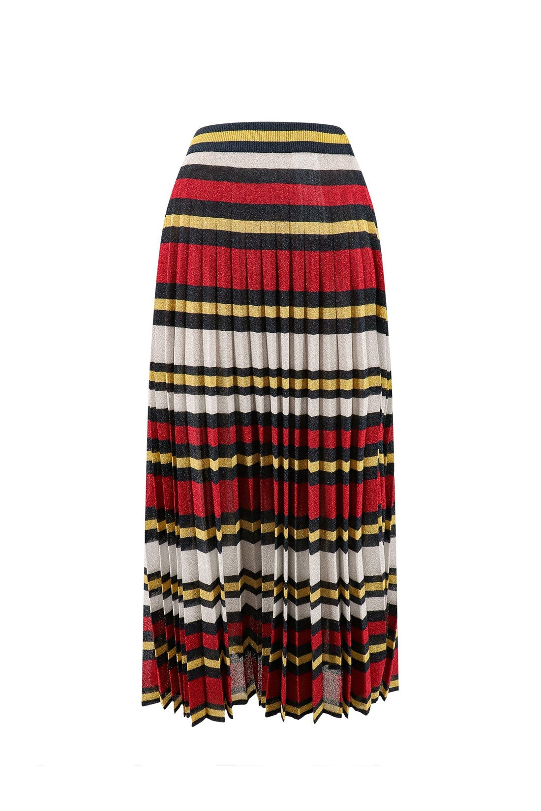 GUCCI-OUTLET-SALE-Lurex skirt with striped motif-ARCHIVIST