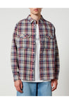 Isabel Marant-OUTLET-SALE-Lydian Cotton Linen Check Shirt-ARCHIVIST