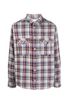 Isabel Marant-OUTLET-SALE-Lydian Cotton Linen Check Shirt-ARCHIVIST