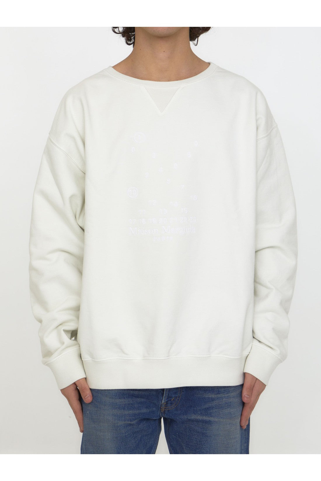 Numerical logo sweatshirt