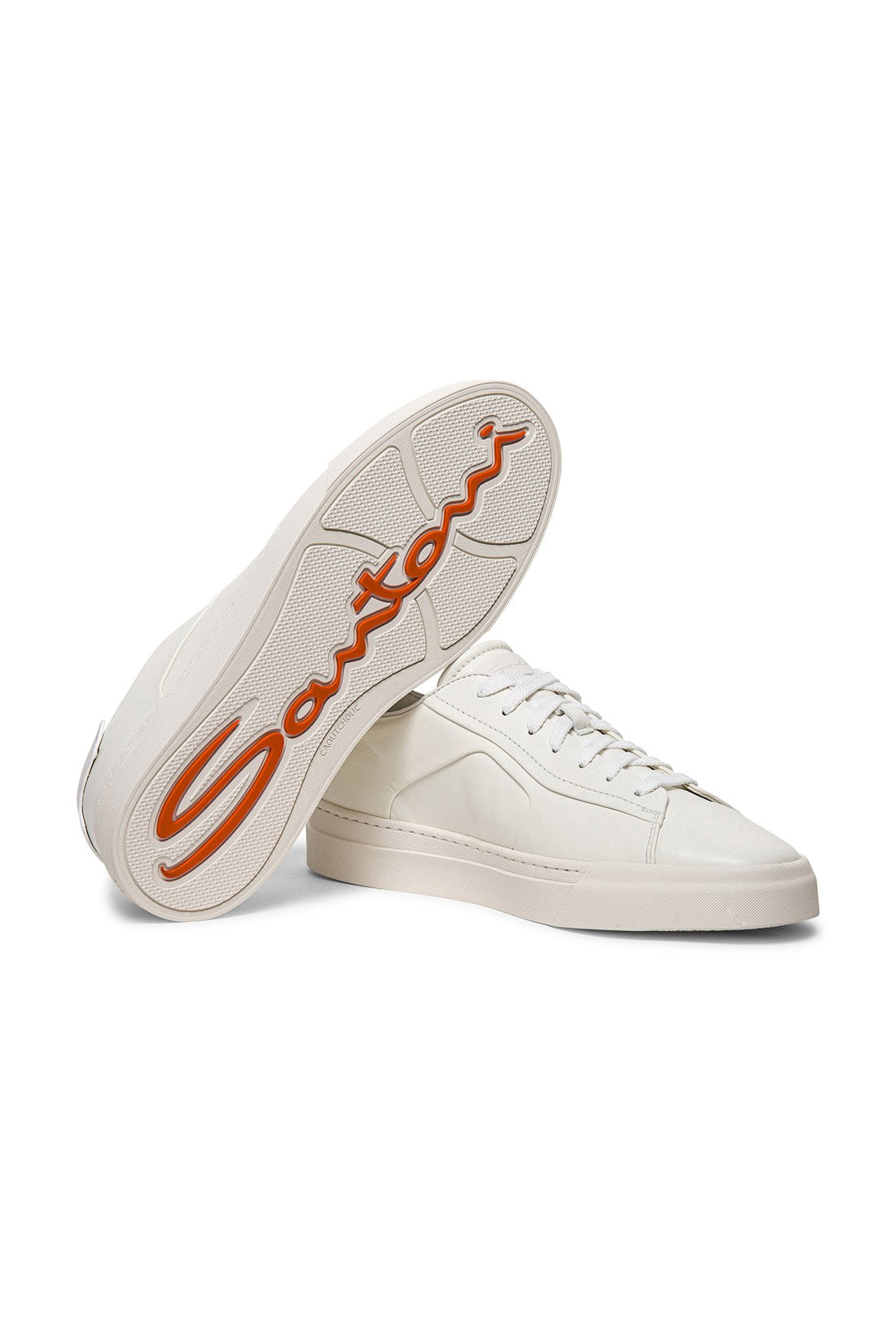 Men’s white leather sneaker