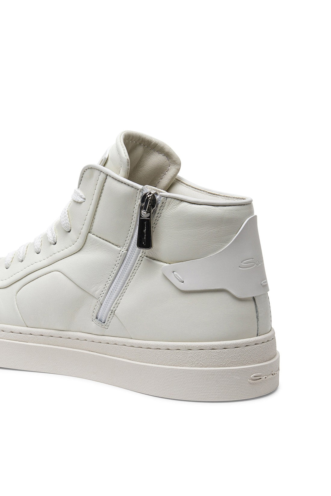 Men’s white leather sneaker