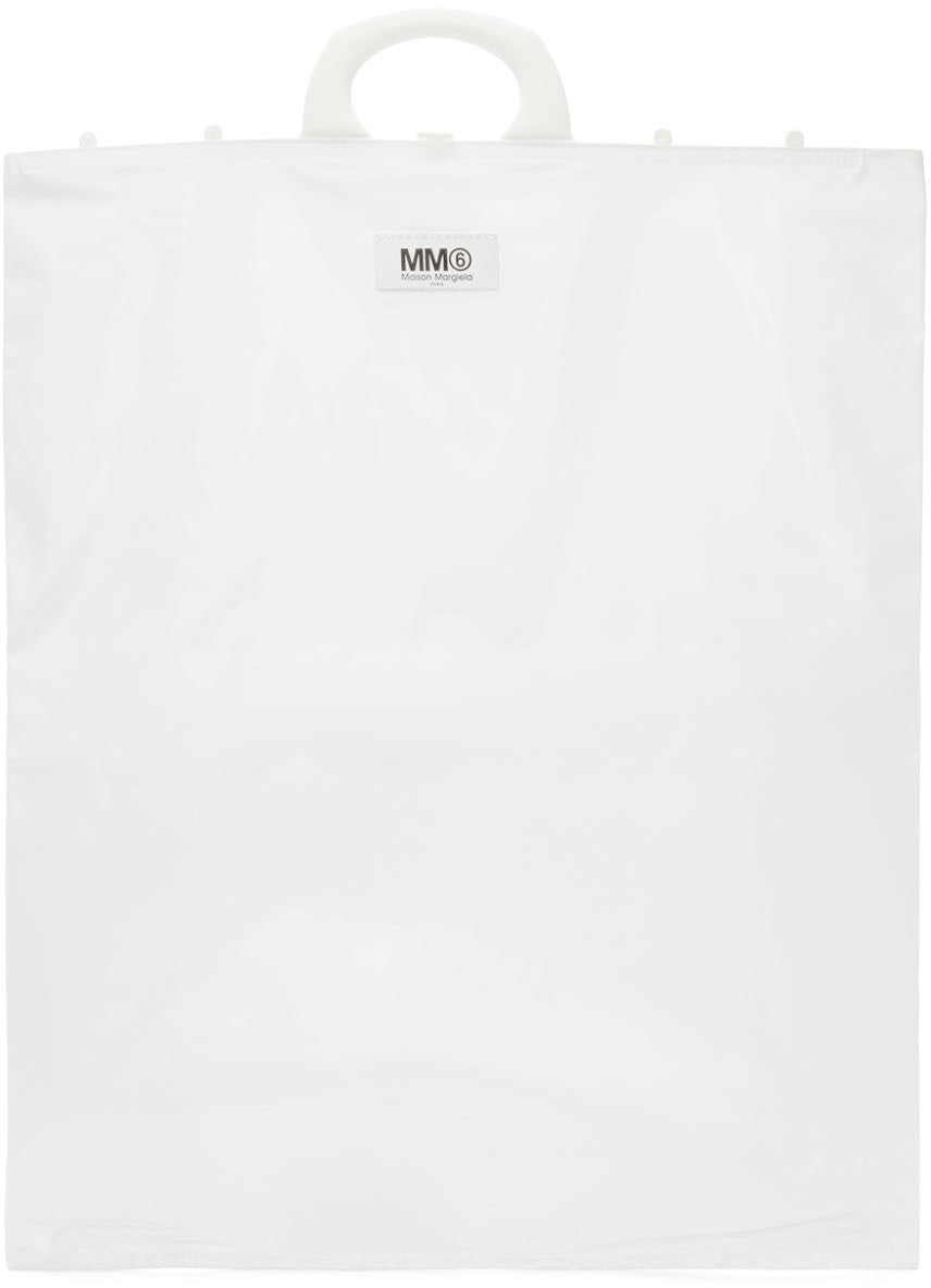 Maison Margiela-OUTLET-SALE-MM6 Logo Tote Bag-ARCHIVIST