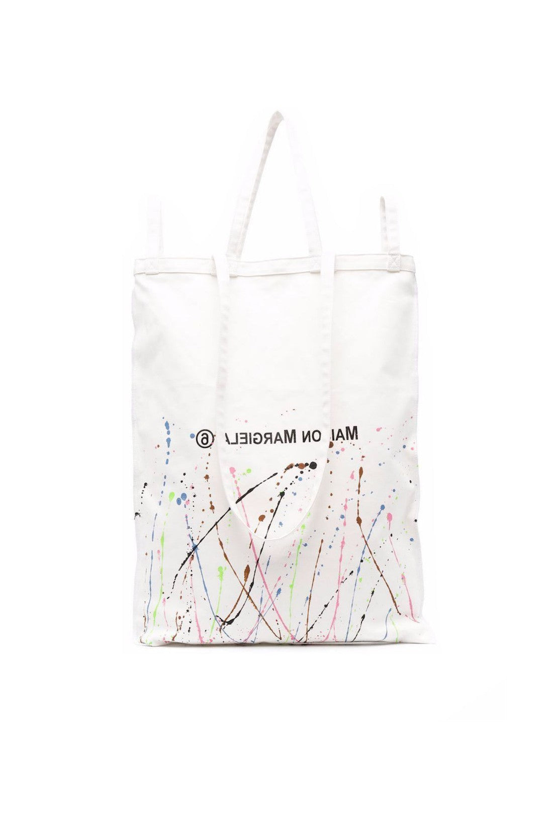 Maison Margiela-OUTLET-SALE-MM6 Oversize Logo Tote Bag-ARCHIVIST