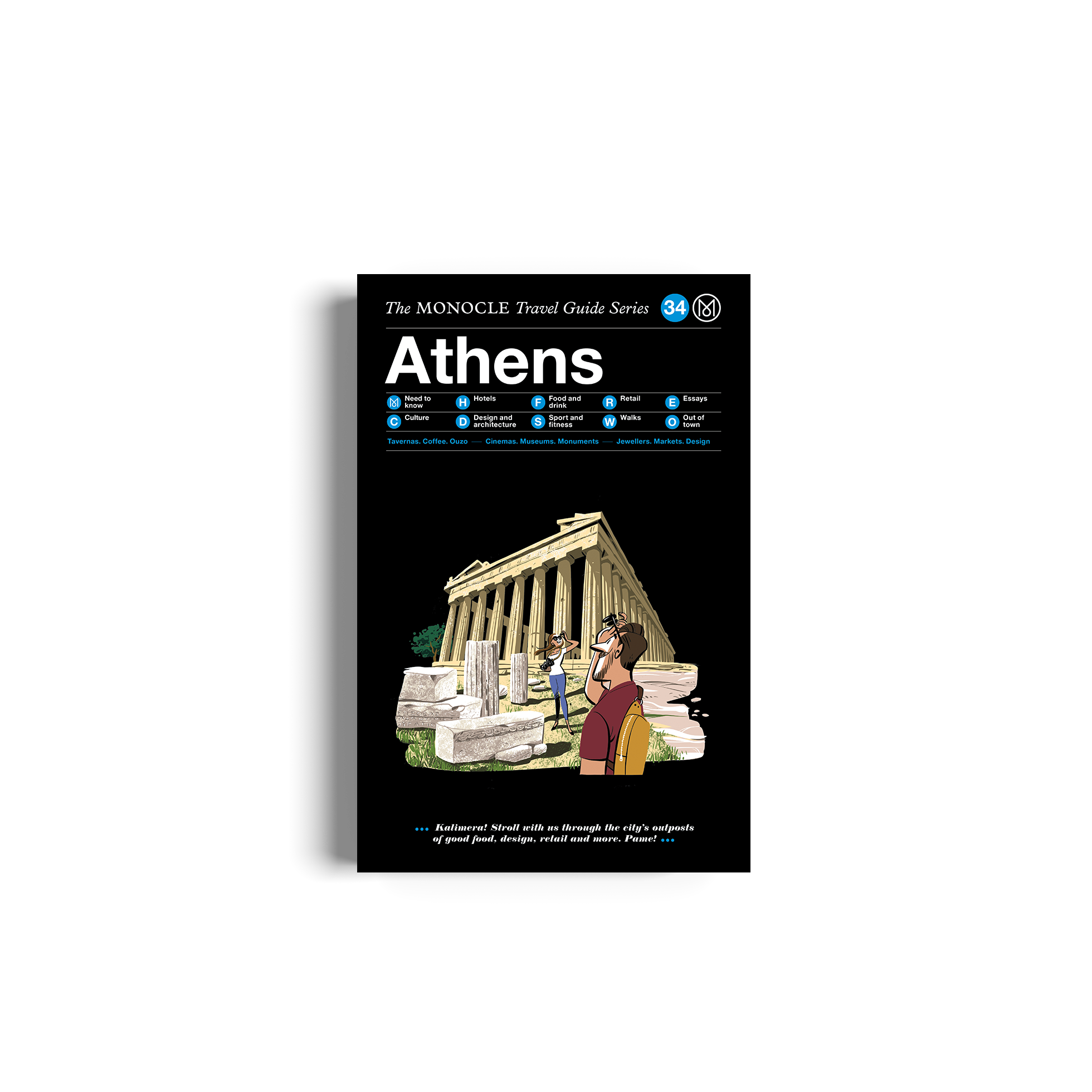 Gestalten Eu Shop-Athens: The Monocle Travel Guide Series-Book-Black-Deal-Outlet-by-ARCHIVIST