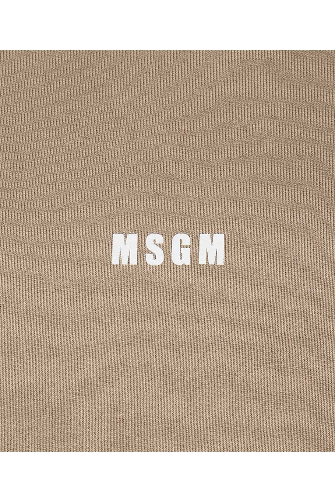 Cotton hoodie-MSGM-OUTLET-SALE-ARCHIVIST