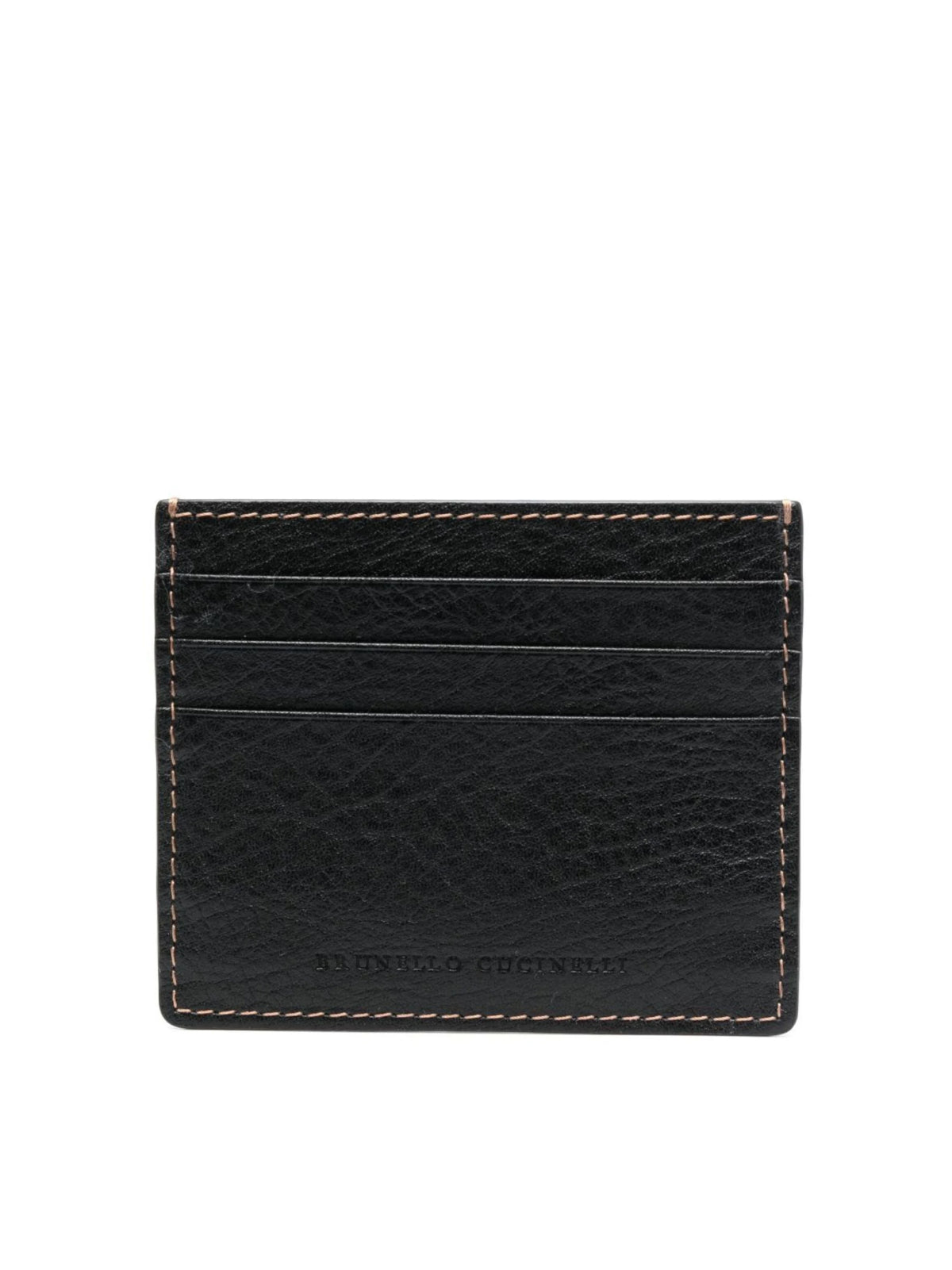 Logo Leather Card Holder