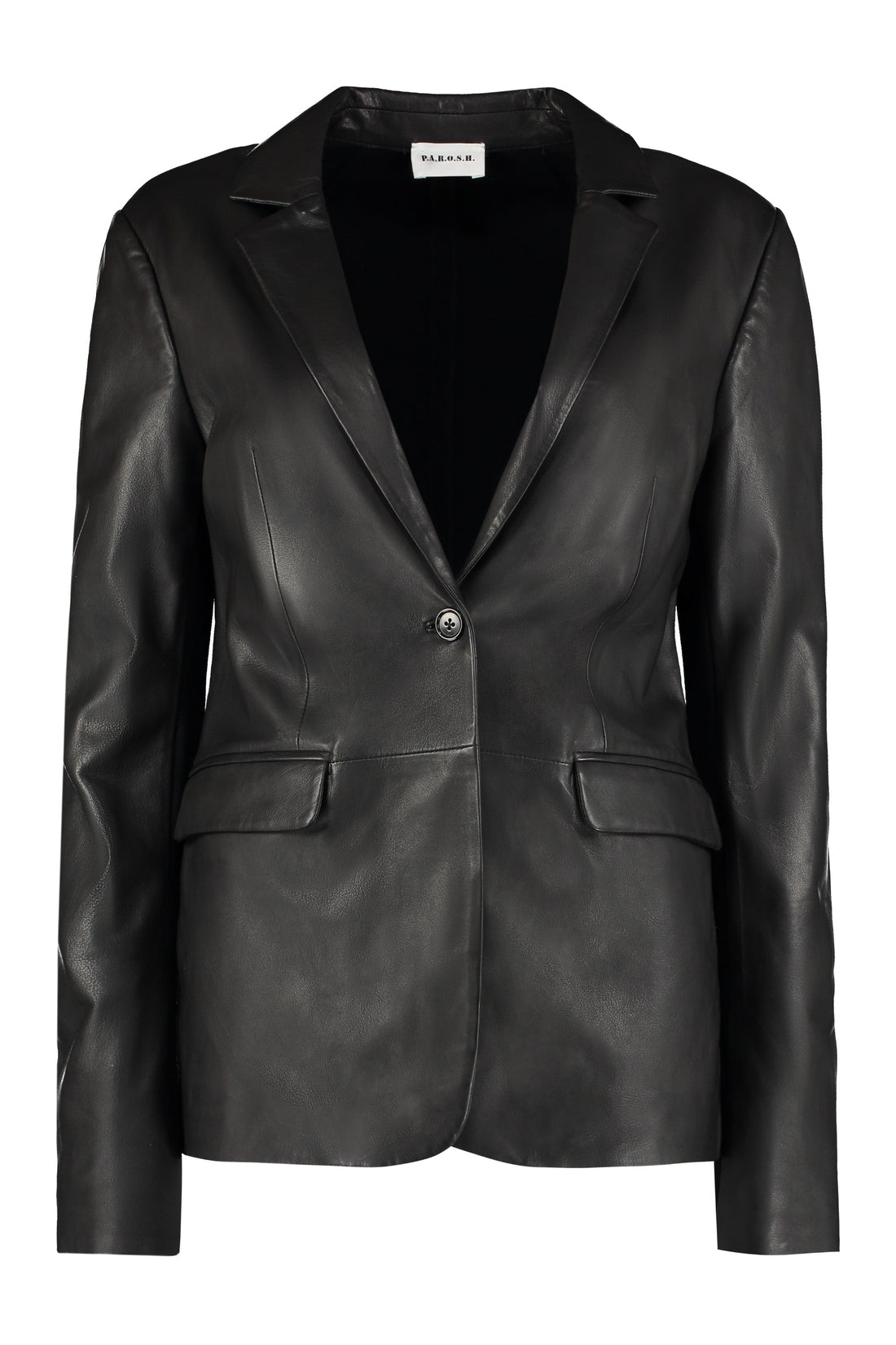 Parosh-OUTLET-SALE-Maciockx leather jacket-ARCHIVIST