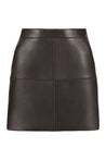 Parosh-OUTLET-SALE-Maciockx leather mini skirt-ARCHIVIST