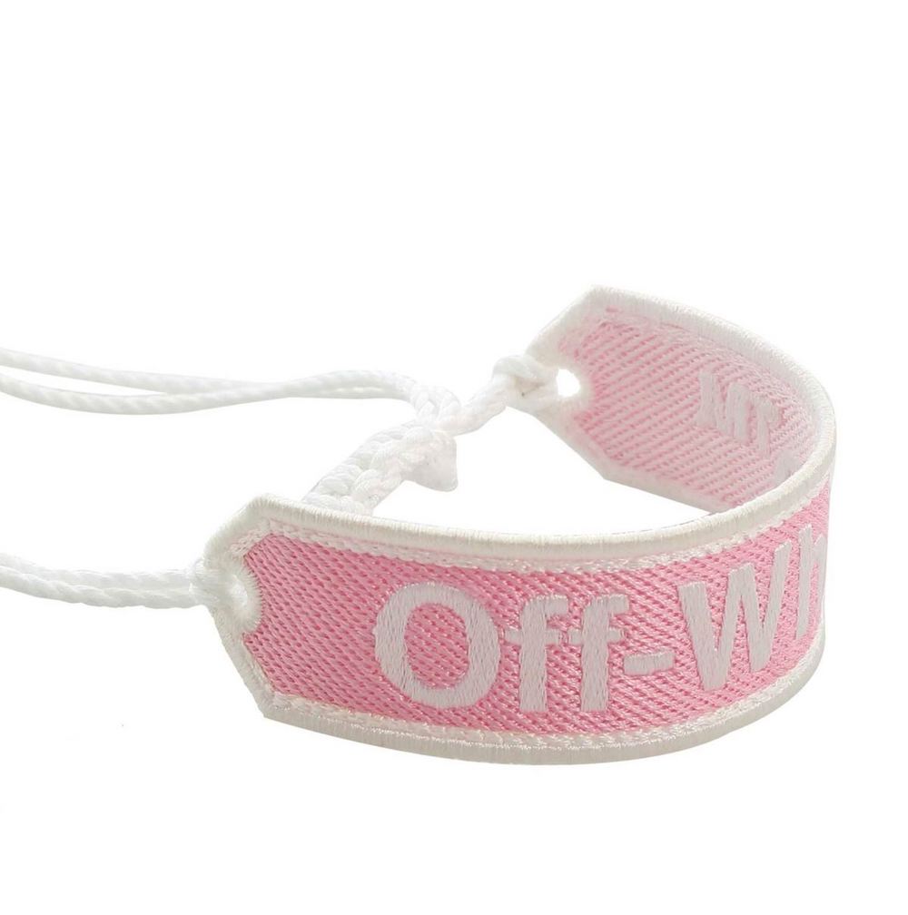 Off-White-OUTLET-SALE-Macrame Logo Bracelet-ARCHIVIST