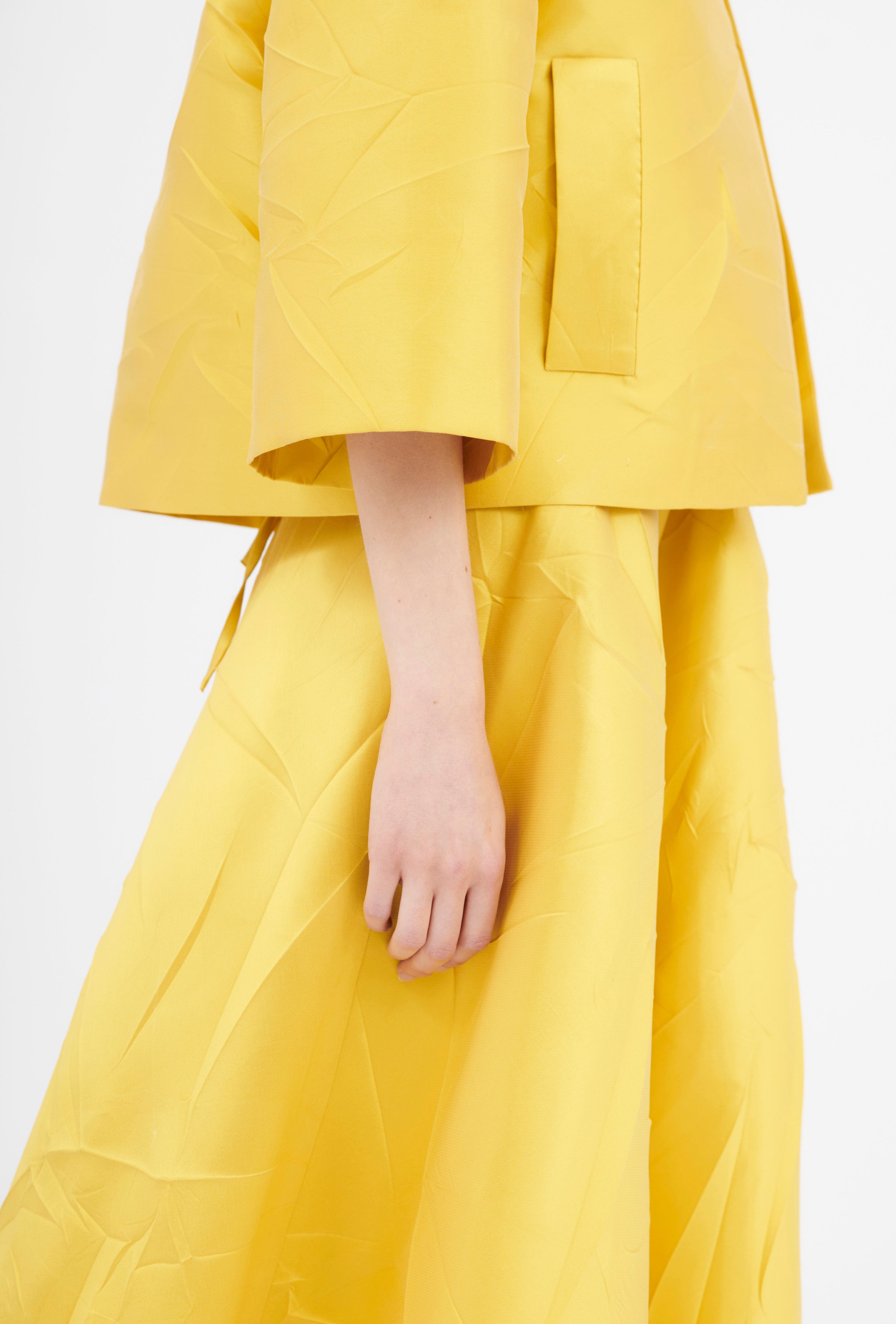 Odeeh-Macro Crinkle Jacquard Jacke, Lemon-Jacken & Mäntel-Black-Deal-Outlet-by-ARCHIVIST