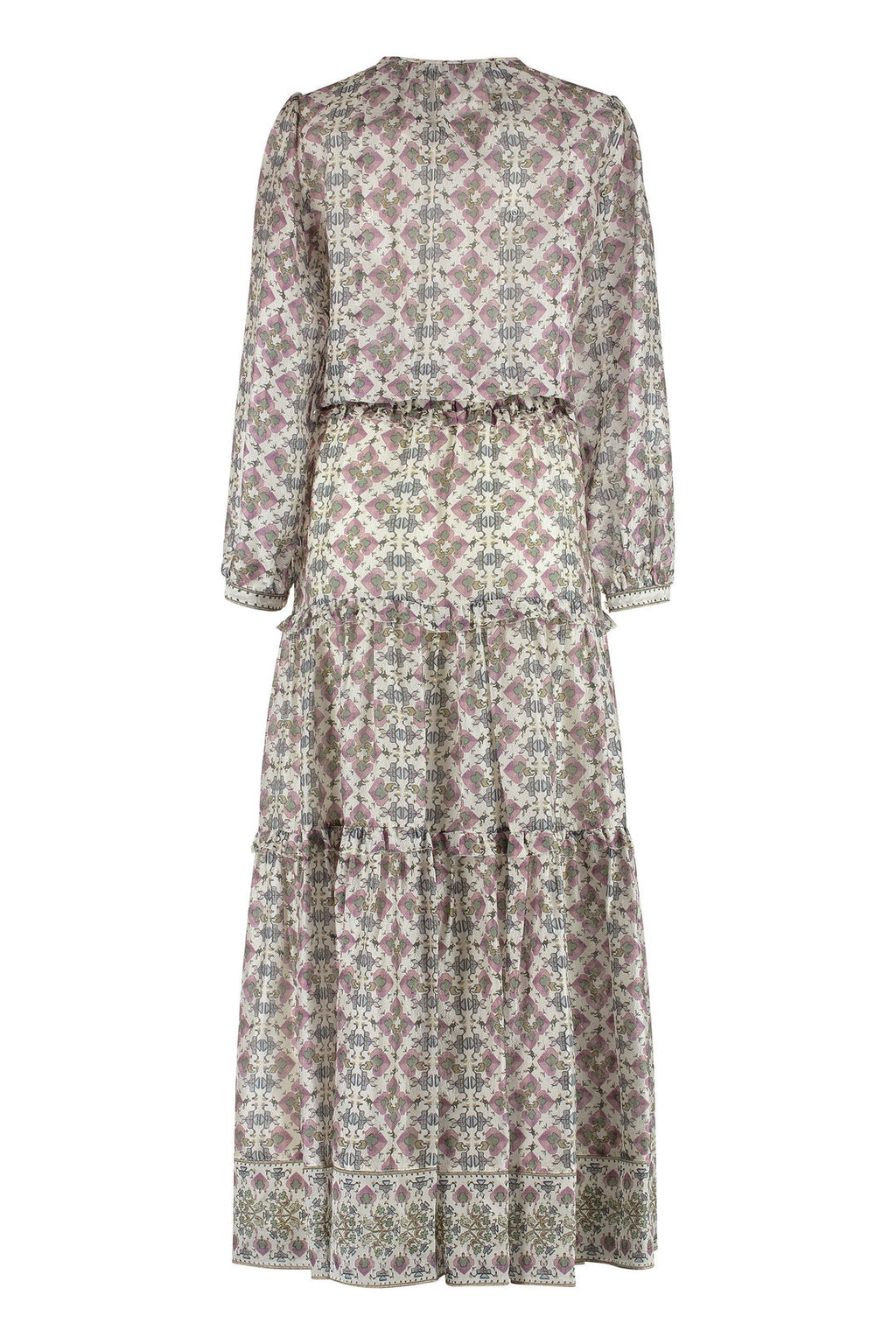 Isabel Marant-OUTLET-SALE-Mafezia printed silk dress-ARCHIVIST