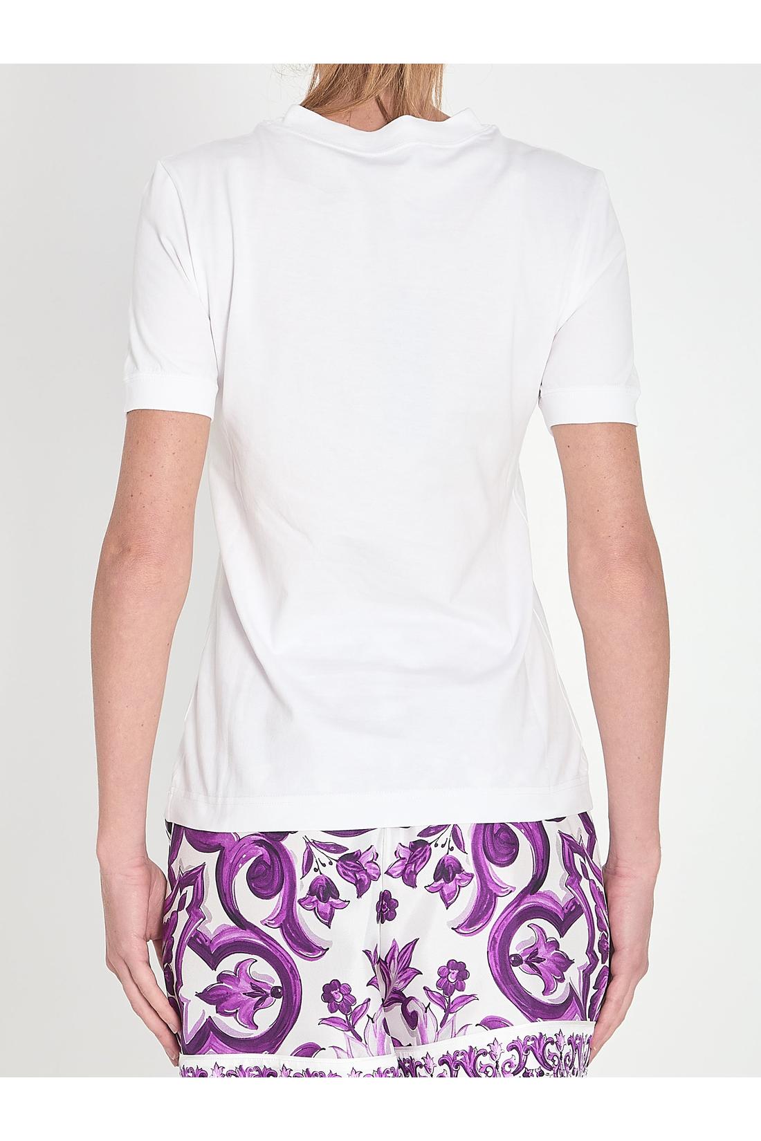 Dolce & Gabbana-OUTLET-SALE-Maiolica t-shirt-ARCHIVIST